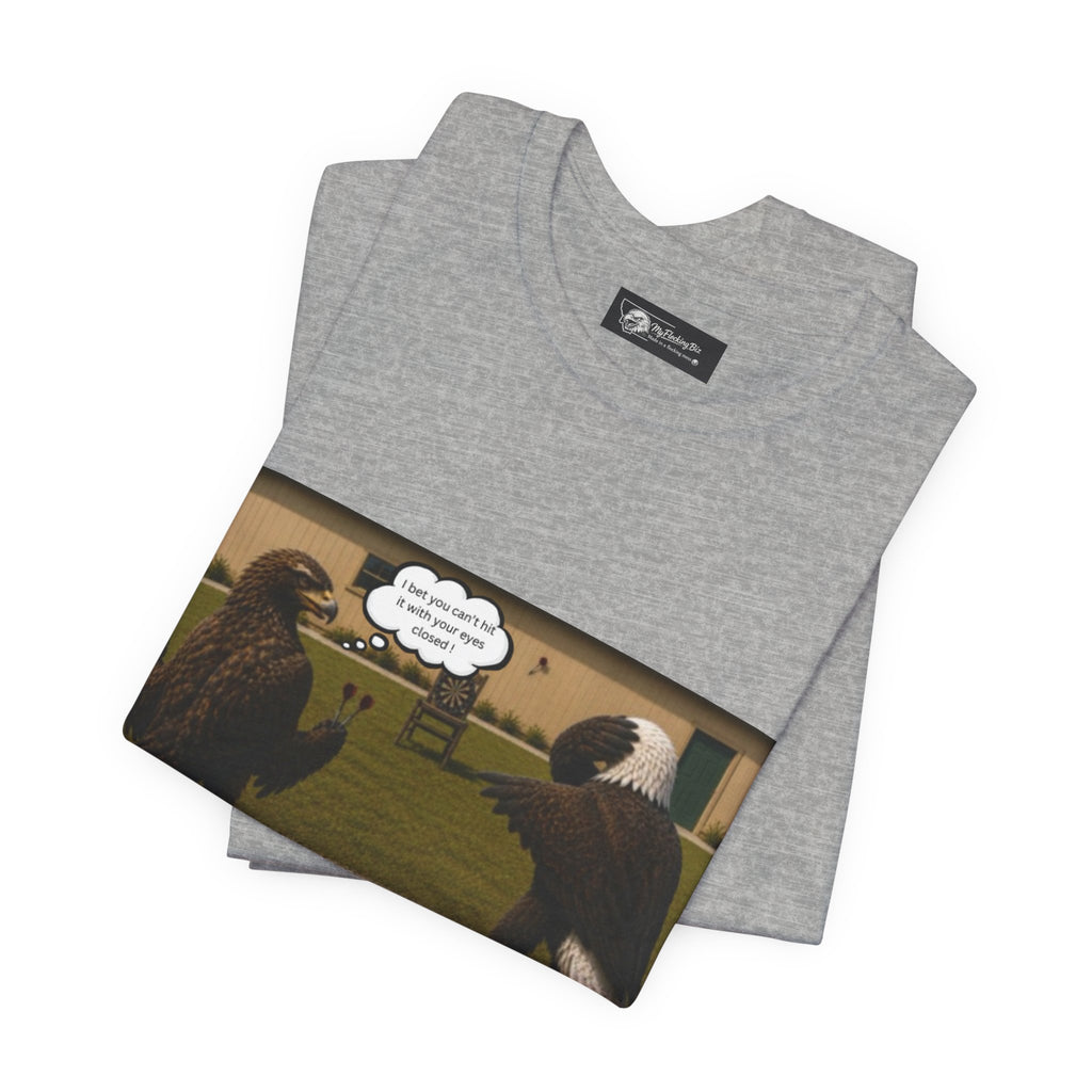 At least my "Darts" Are in A Row humor T-Shirt — Funny "At least my stocking darts are in a row" Graphic Tee