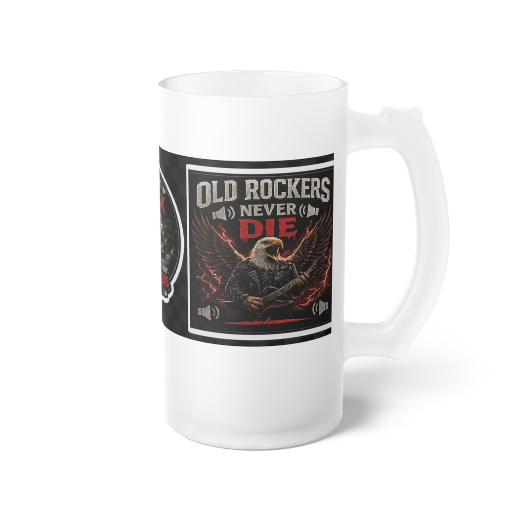 Frosted Glass Beer Mug — “They Just Flock Together” Funny Speaker Enthusiast Gift