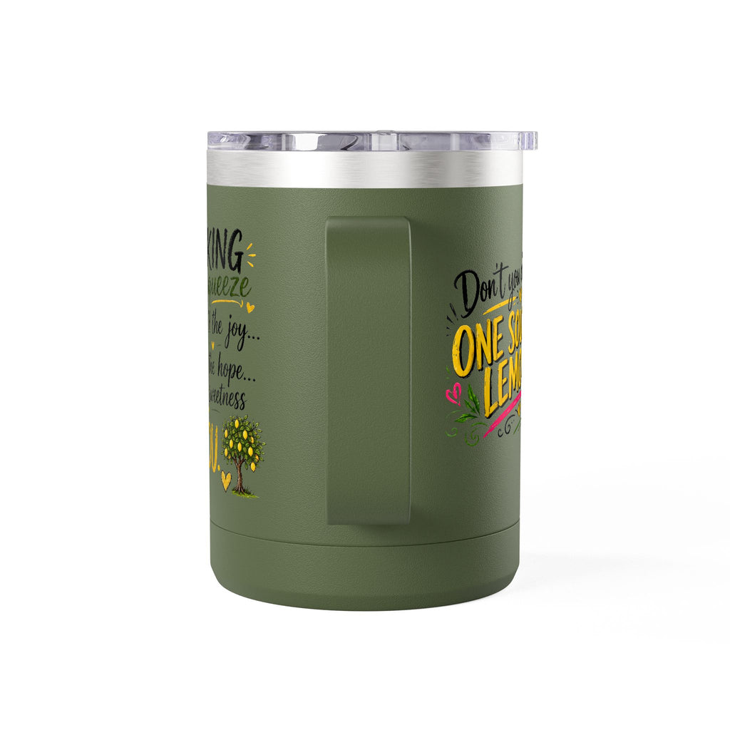 Flocking Squeeze Lemon 15oz Tumbler Mug