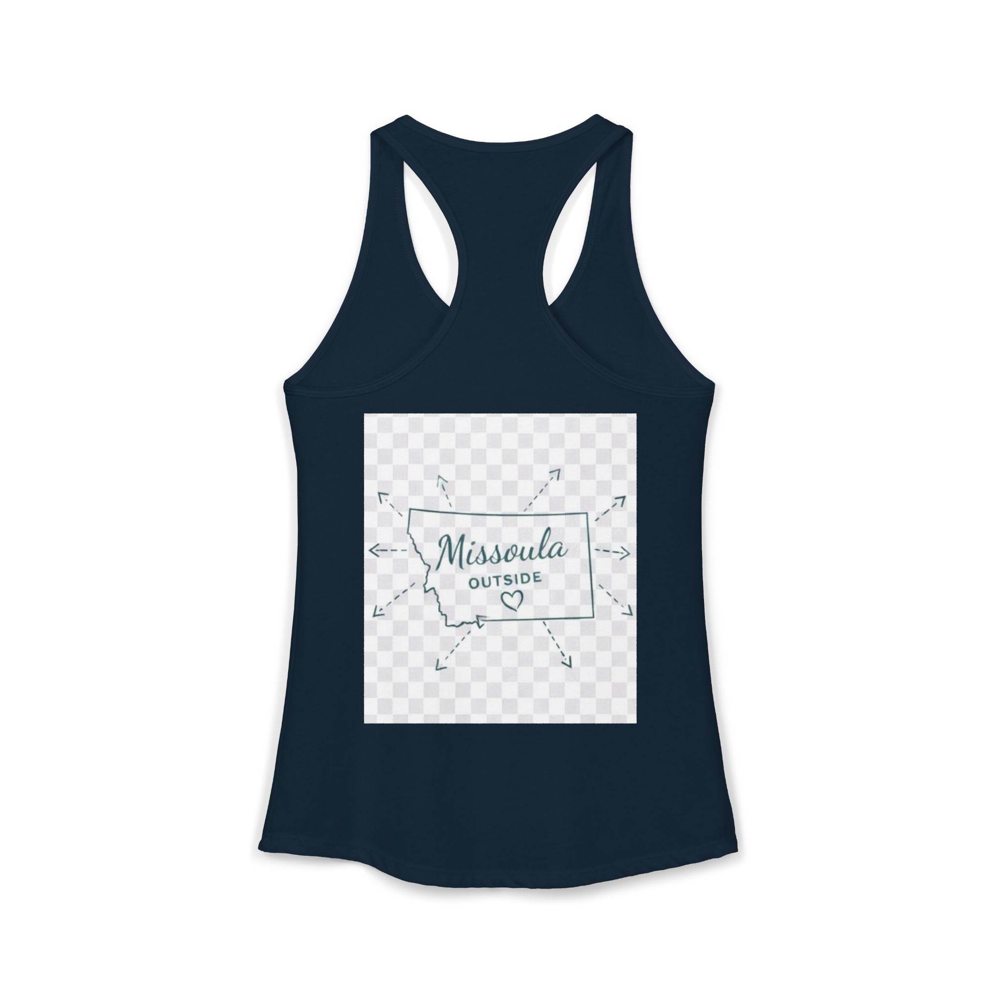 Missoula is Flocking anywhere outside of Montana Women's Ideal Racer back Tank