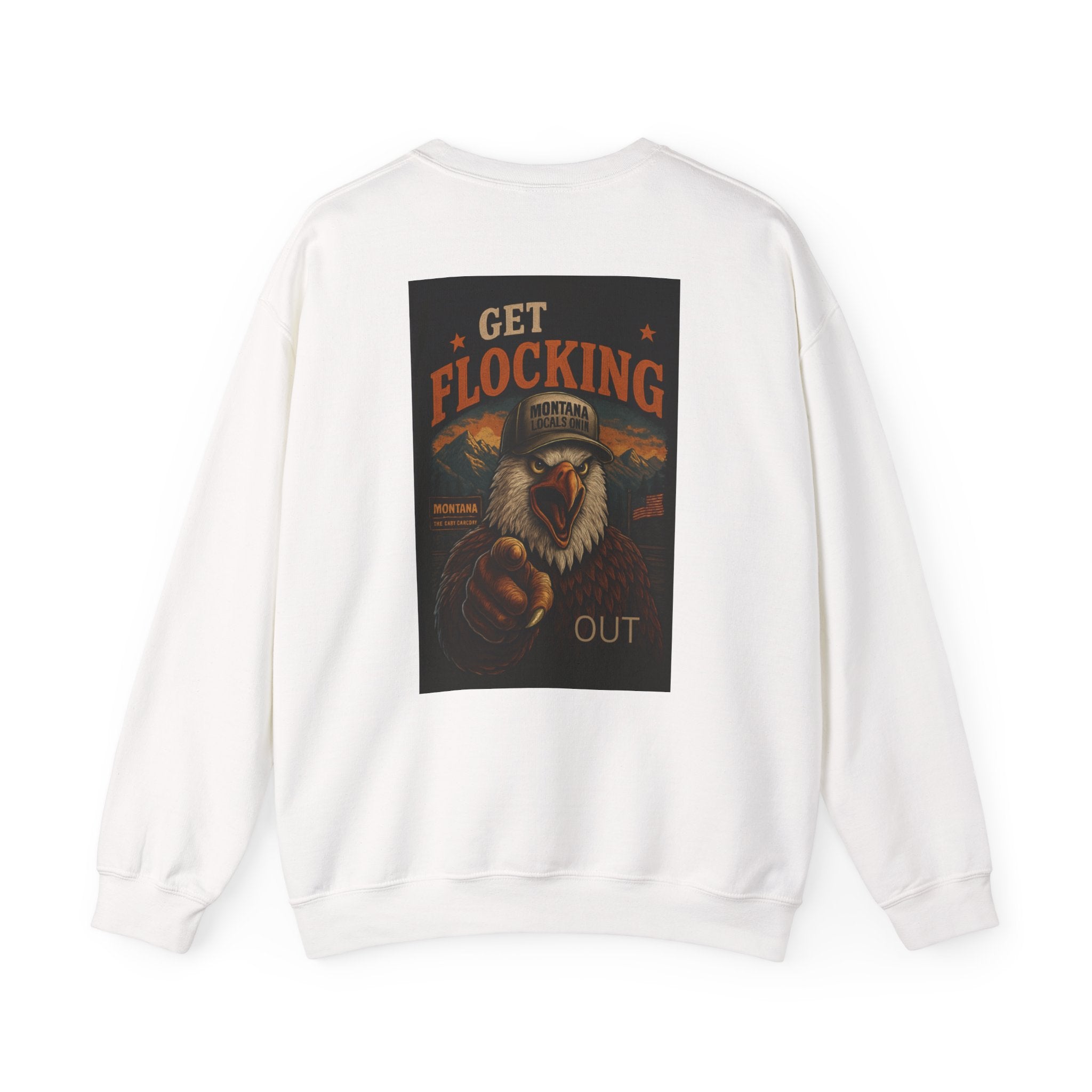 “This Is a Flocking American Problem / Get Flocking Out” Graphic Pullover says what we are all thinking