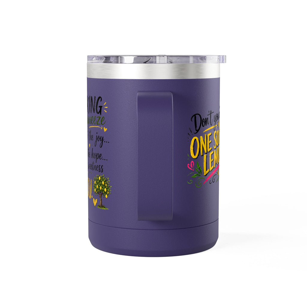 Flocking Squeeze Lemon 15oz Tumbler Mug