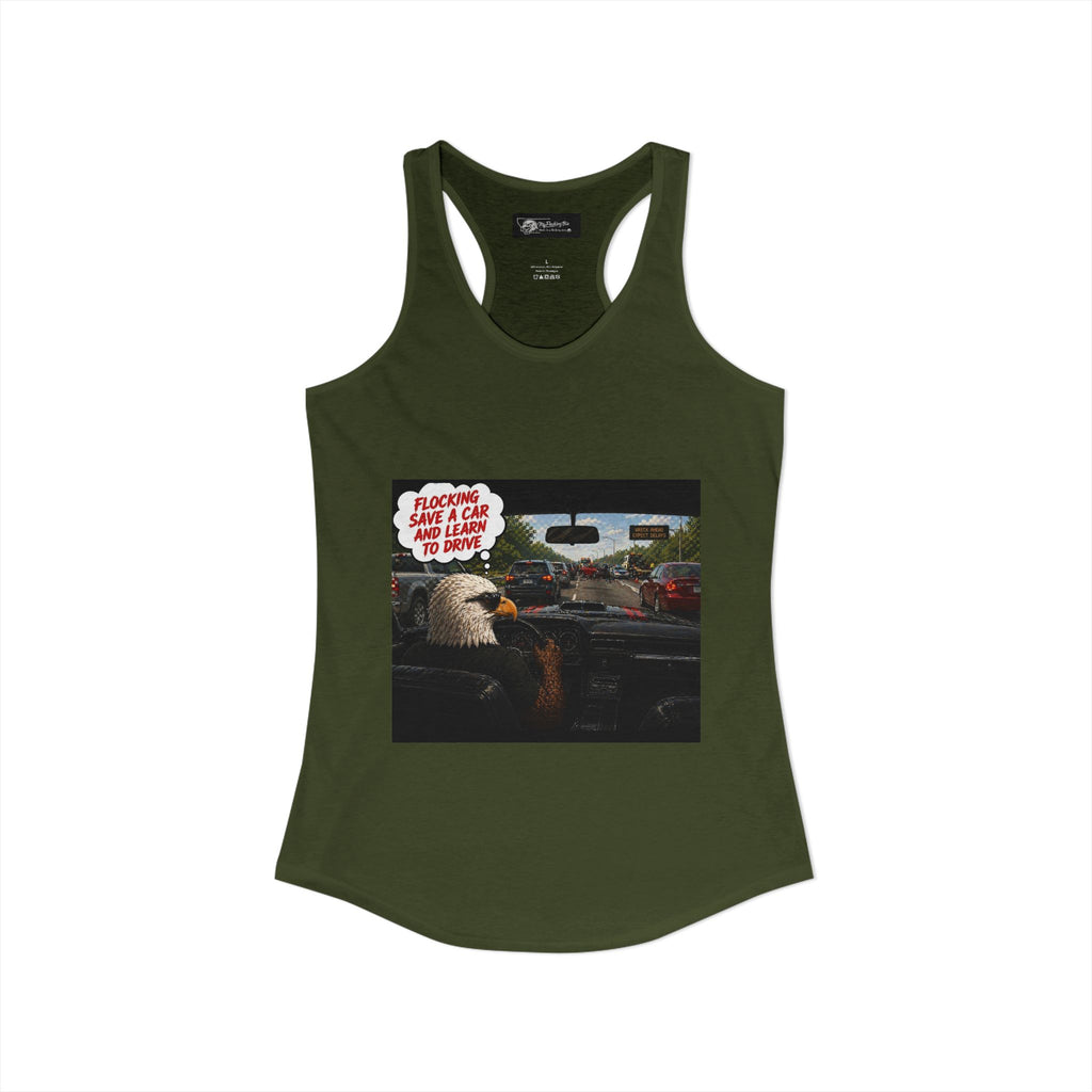Learn to drive Save a Car Women's Ideal Racer back Tank