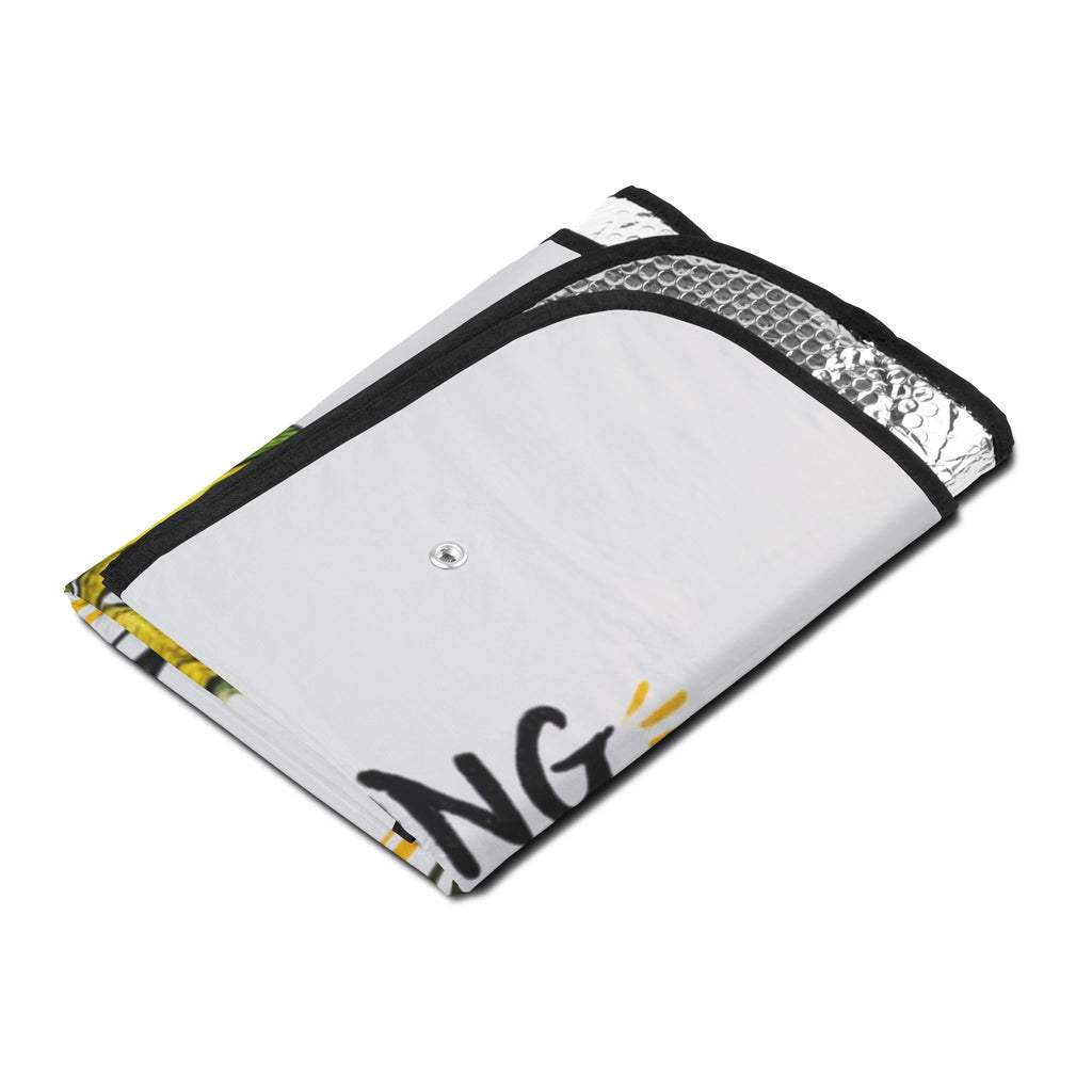 Funny Lemon Car Sunshade — "Don’t You Dare Let One Sour Lemon" Auto Windshield Shade