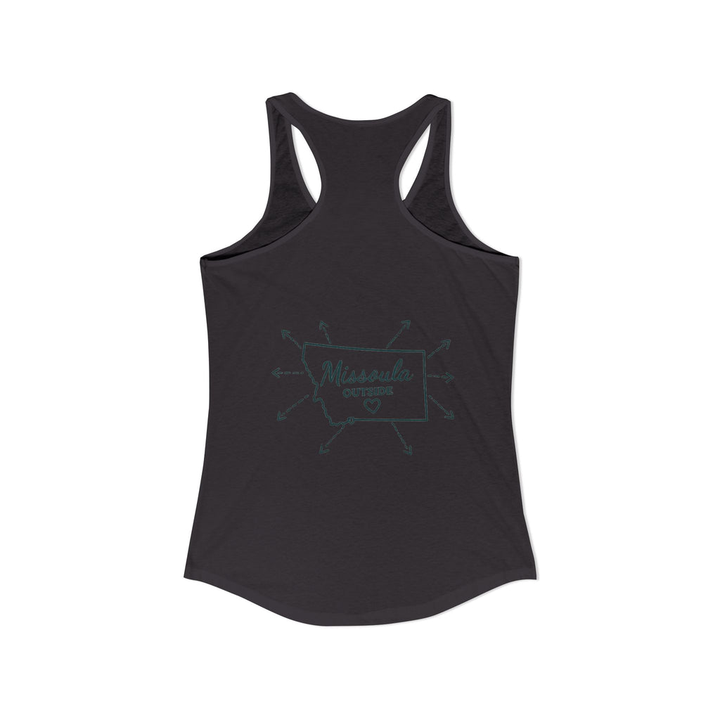 Directions for those seeking Missoula that need to be lost! Women's Ideal Racerback Tank