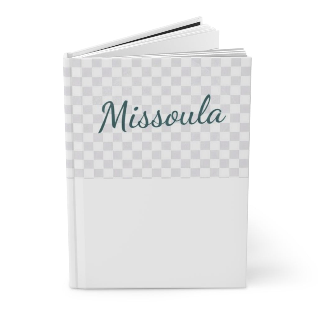 Missoula State Map Hardcover Journal – 'Missoula Outside' Travel Notebook