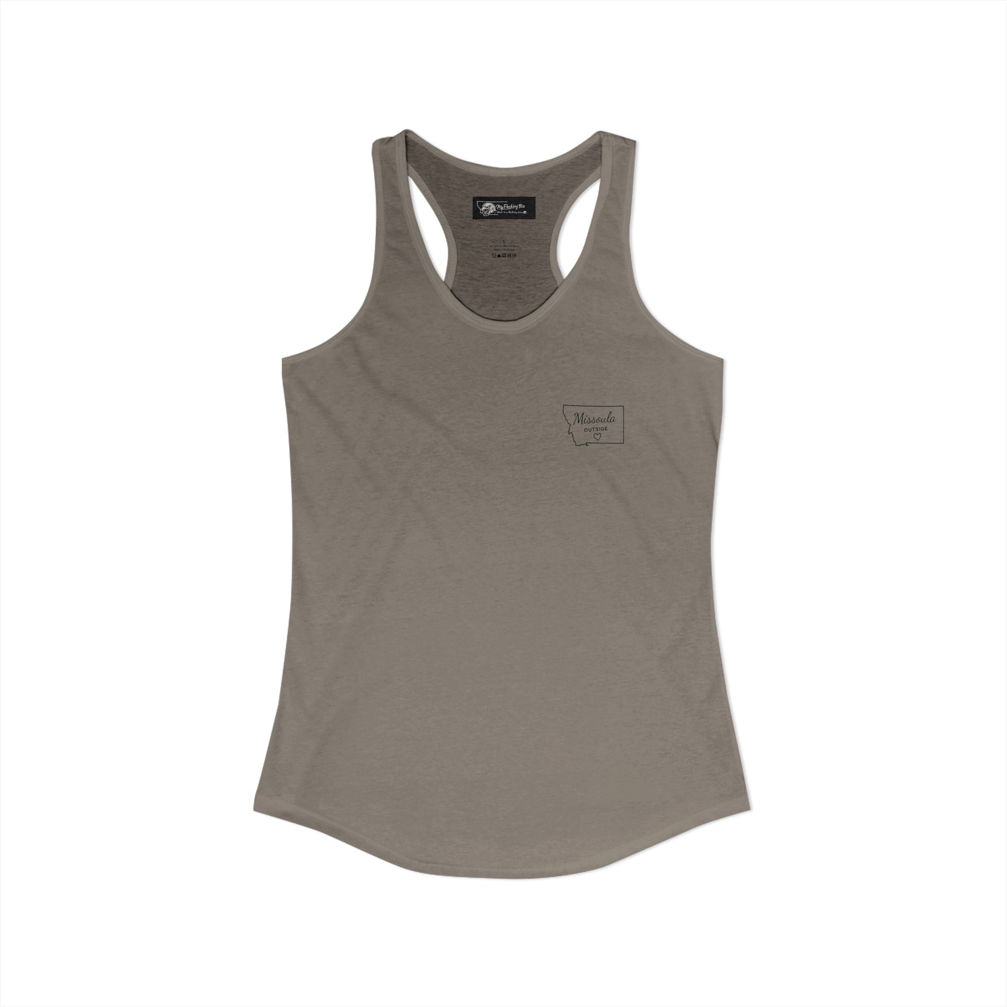 Say it loud and proud without your voice! With this Women's Ideal Racerback Tank