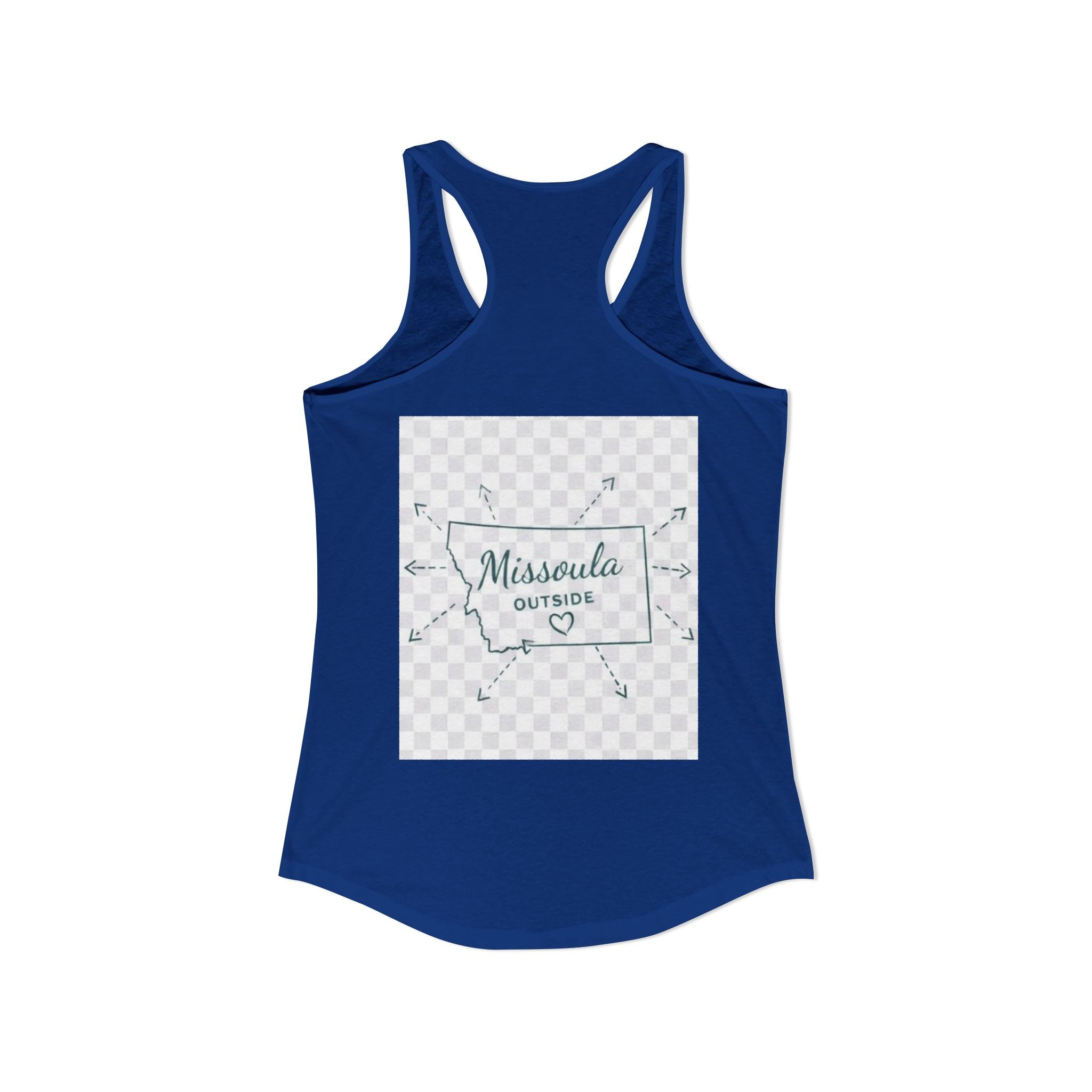 Missoula is Flocking anywhere outside of Montana Women's Ideal Racer back Tank