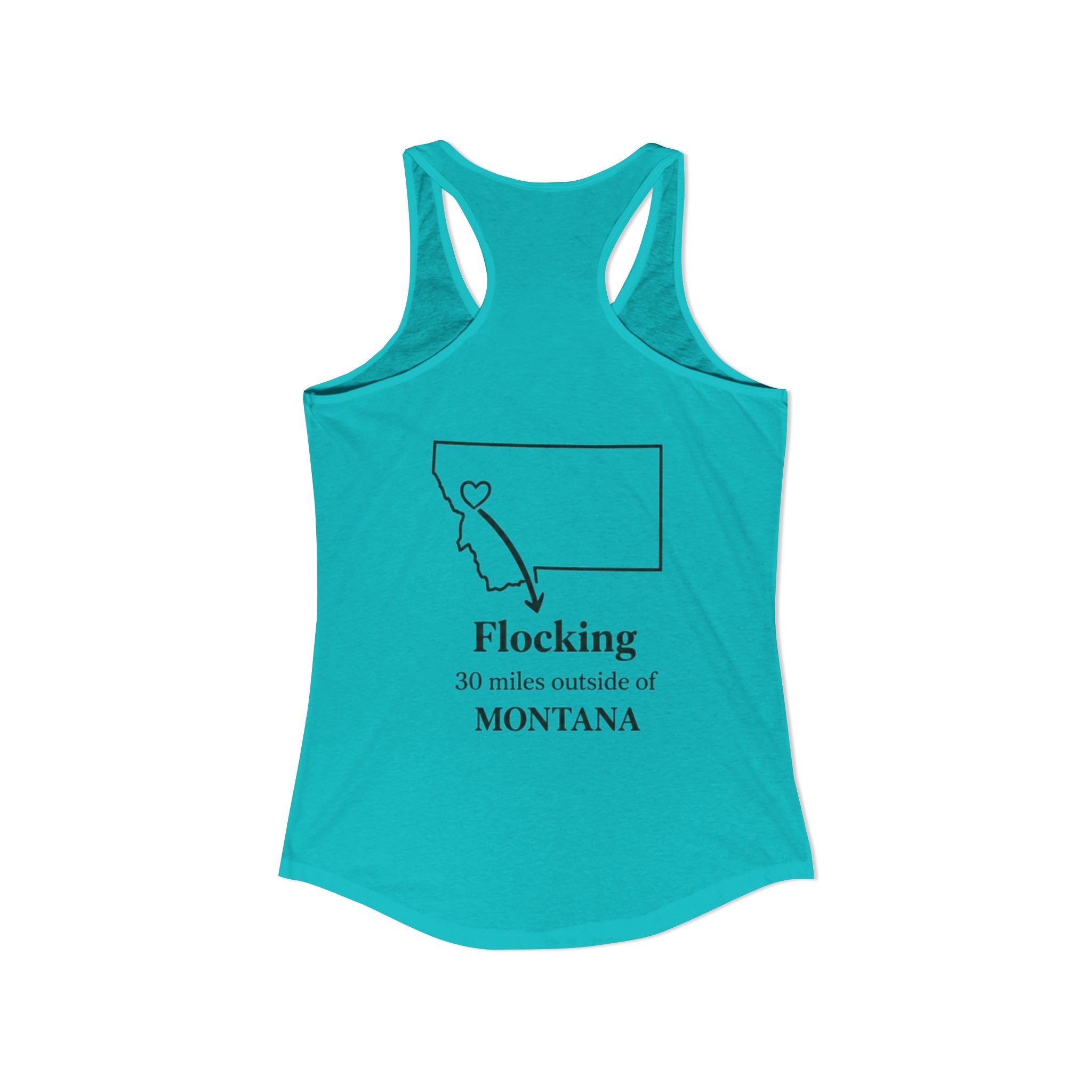 Say it loud and proud without your voice! With this Women's Ideal Racerback Tank