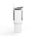 40oz Insulated Travel Mug — “They Just Flock Together and Buy New Speakers” Music Lover Tumbler