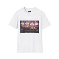 Independence Day Fireworks Puppies T-Shirt — "Happy Independence Day" Patriotic Dog Tee