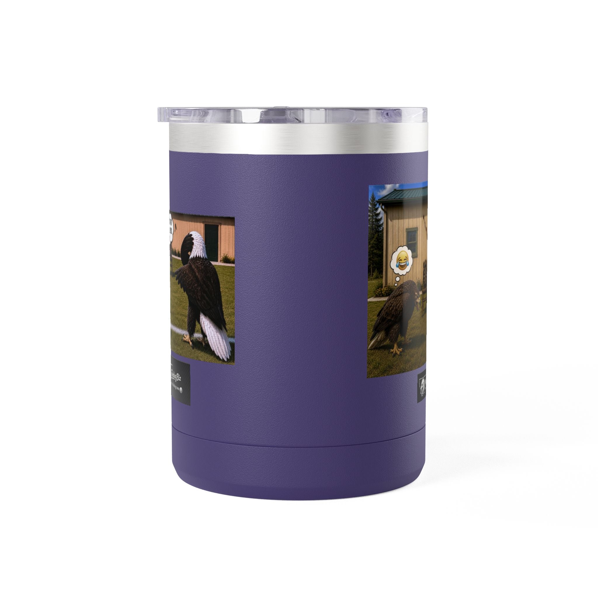 15oz Funny Turkey Dartboard Coffee Tumbler – "Well... at least my flocking darts are in a row"