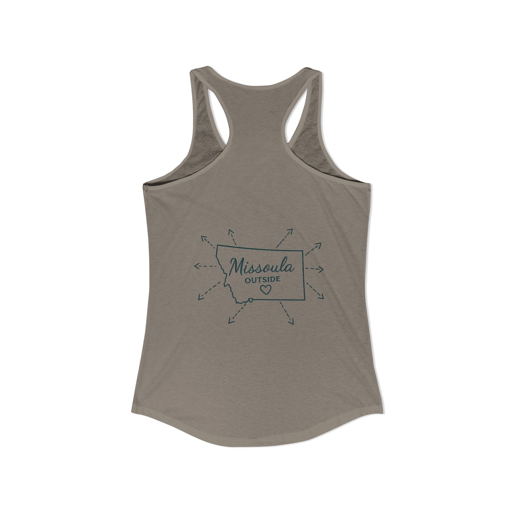Directions for those seeking Missoula that need to be lost! Women's Ideal Racerback Tank