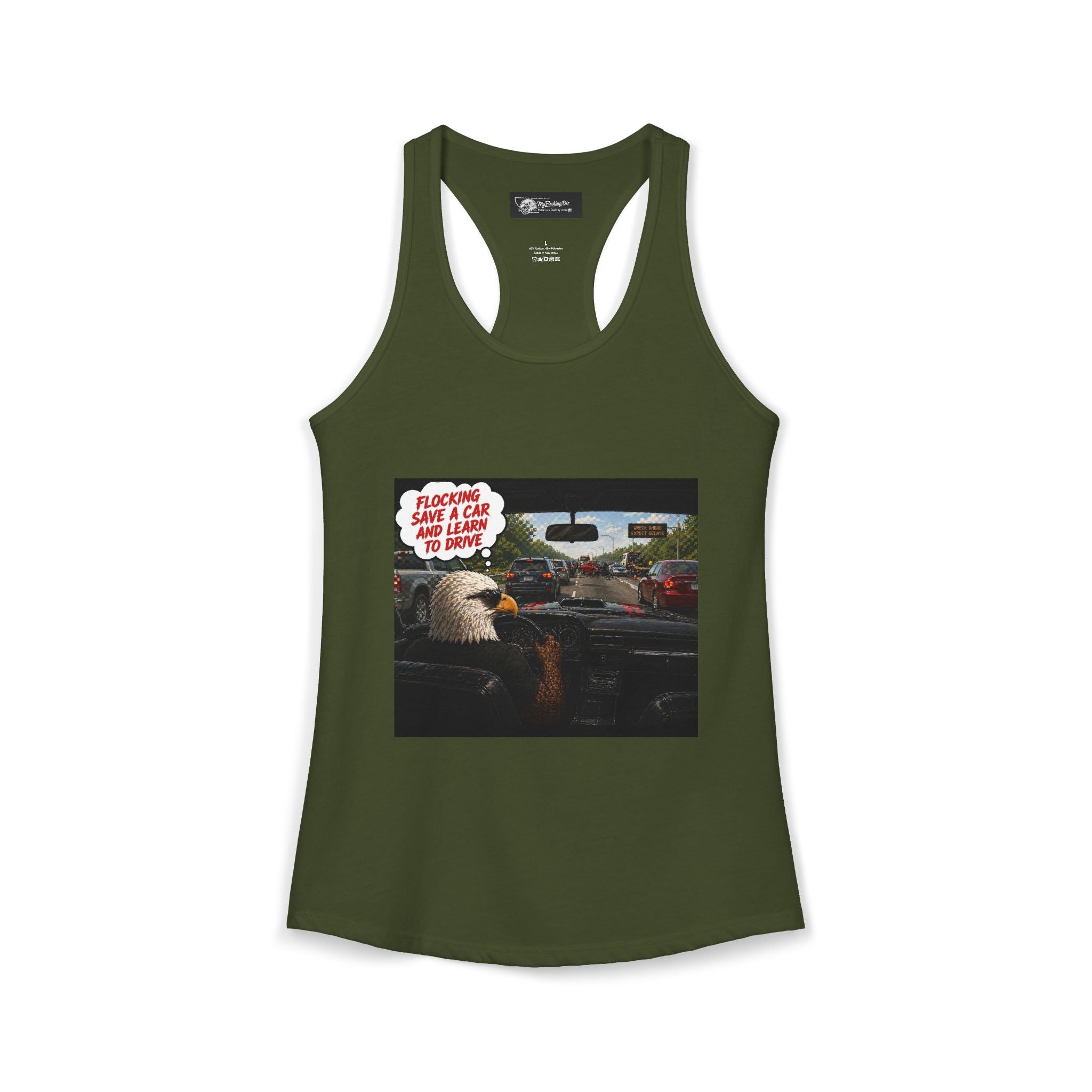 Learn to drive Save a Car Women's Ideal Racer back Tank