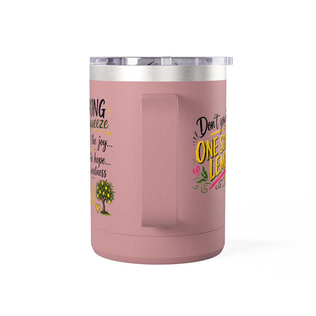 Flocking Squeeze Lemon 15oz Tumbler Mug
