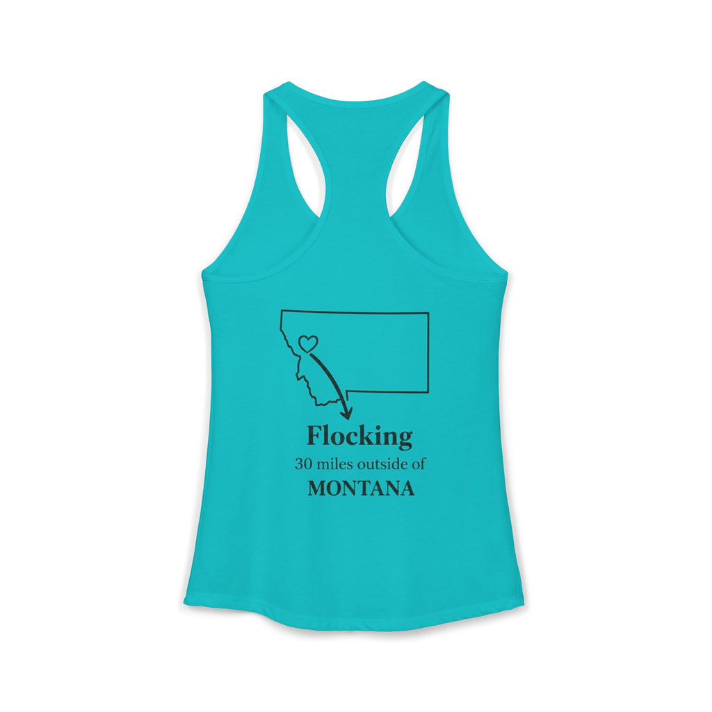 Say it loud and proud without your voice! With this Women's Ideal Racerback Tank