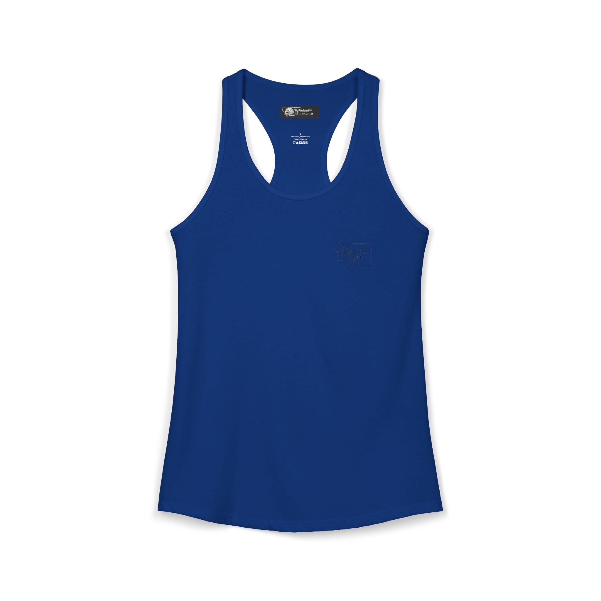 With this women's tank top you can tell tourists where to actually find Missoula ha ha when you wear this Ideal Racerback Tank