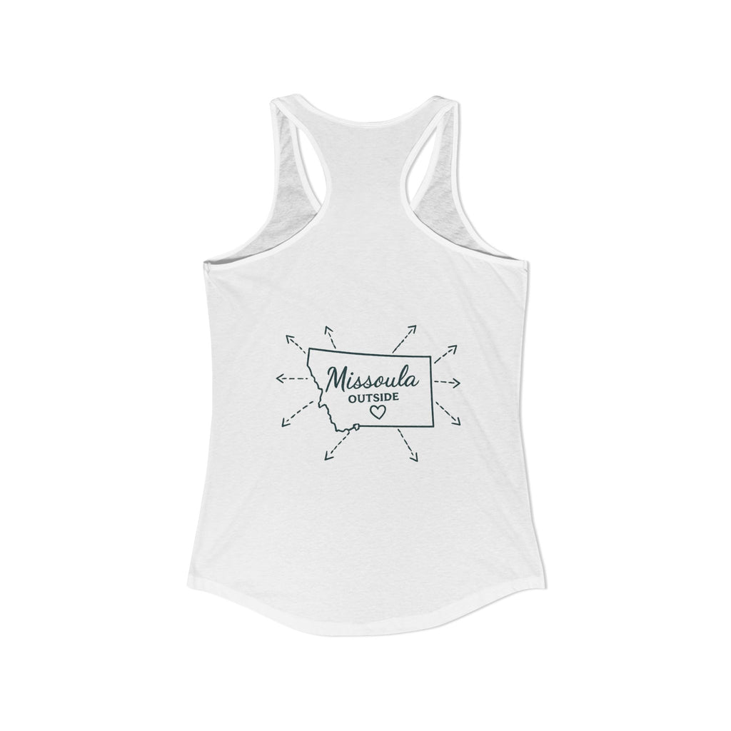 Directions for those seeking Missoula that need to be lost! Women's Ideal Racerback Tank