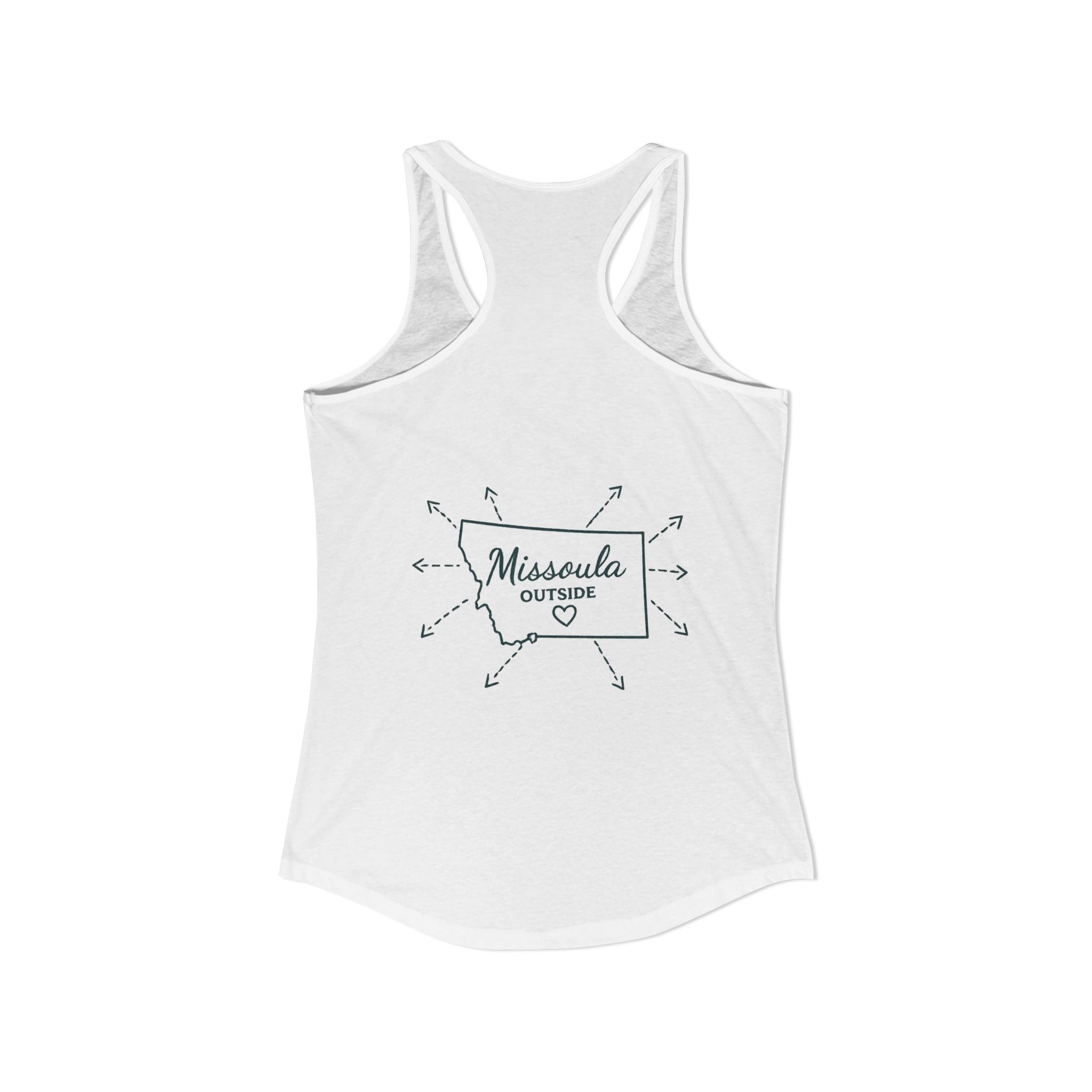 Directions for those seeking Missoula that need to be lost! Women's Ideal Racerback Tank