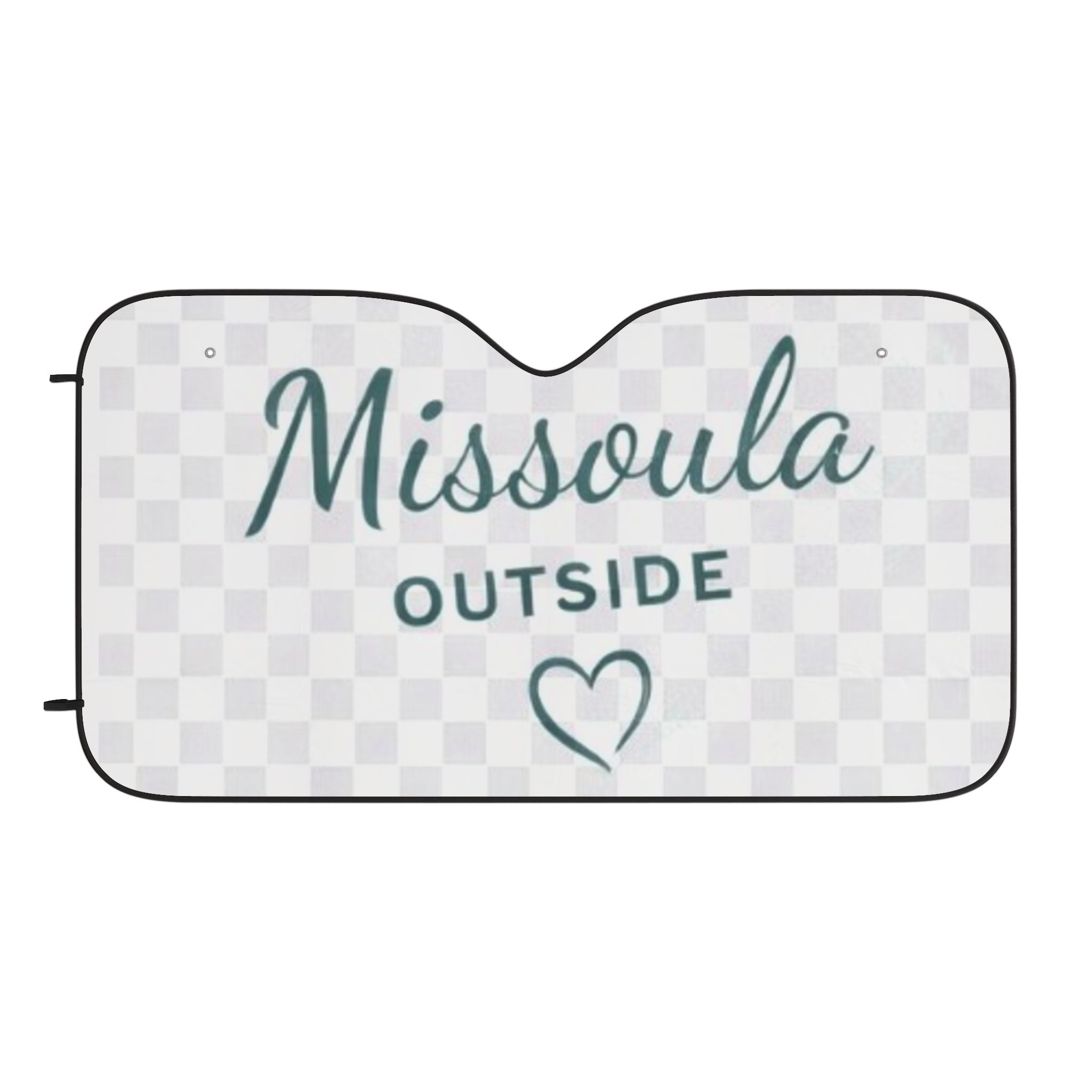 Missoula Outside Car Sun Shade – Heart Design Windshield Protector
