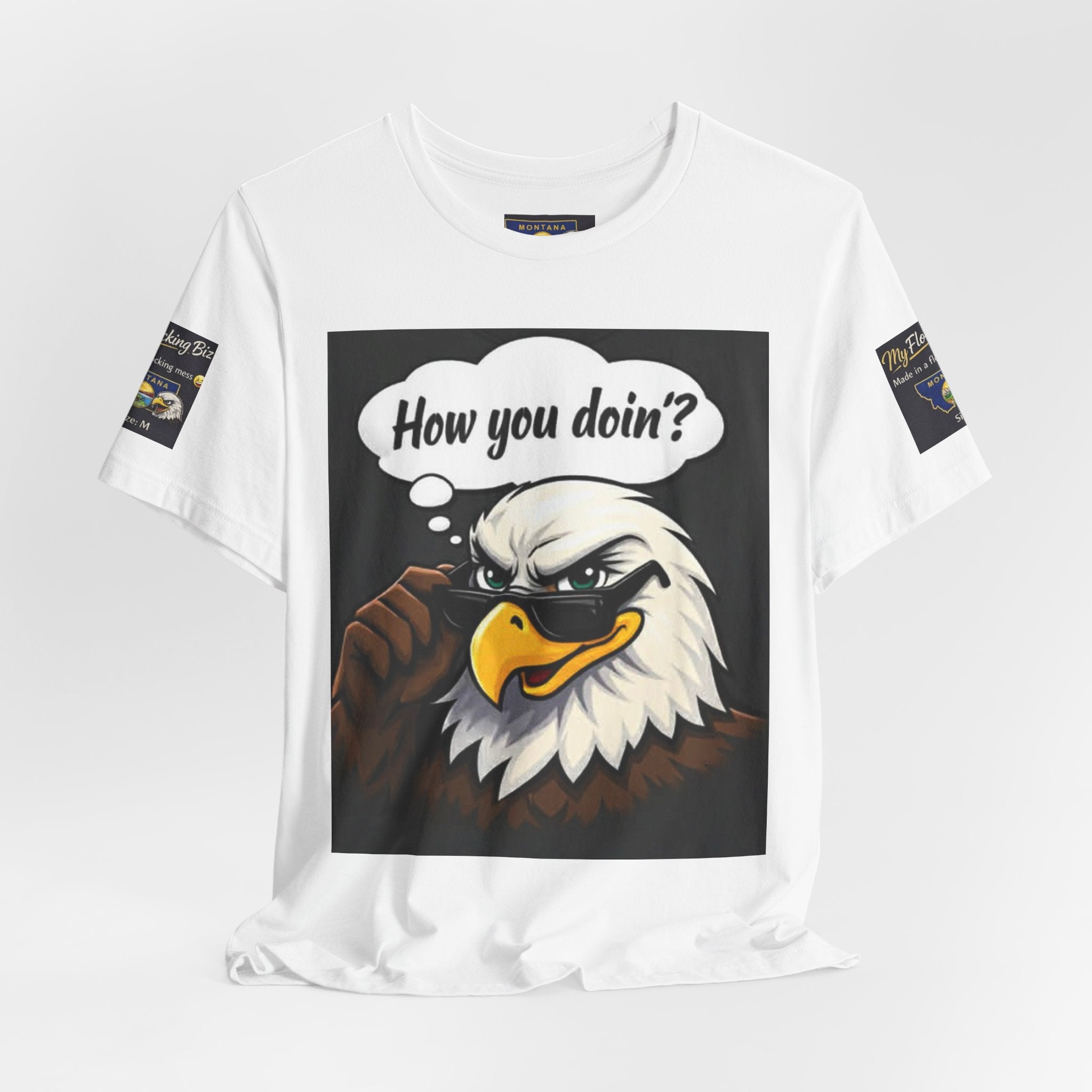 How you doin'? I'm Flocking fine...sure...look closely and you will see the humor