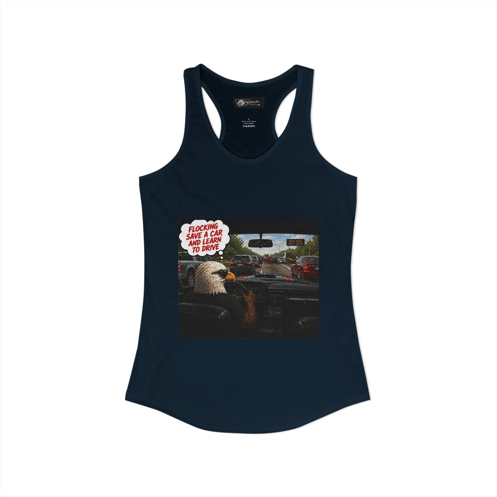 Learn to drive Save a Car Women's Ideal Racer back Tank