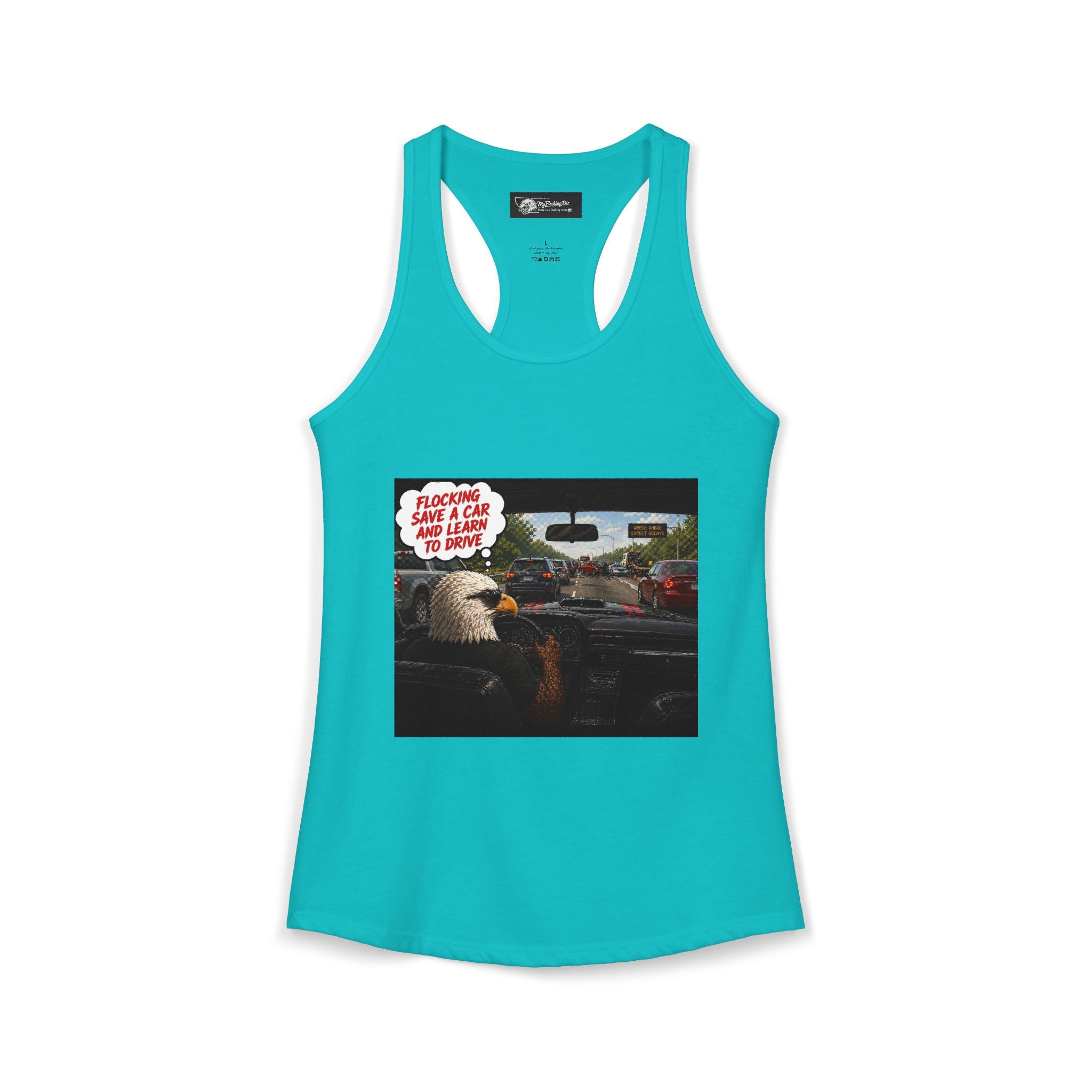 Learn to drive Save a Car Women's Ideal Racer back Tank