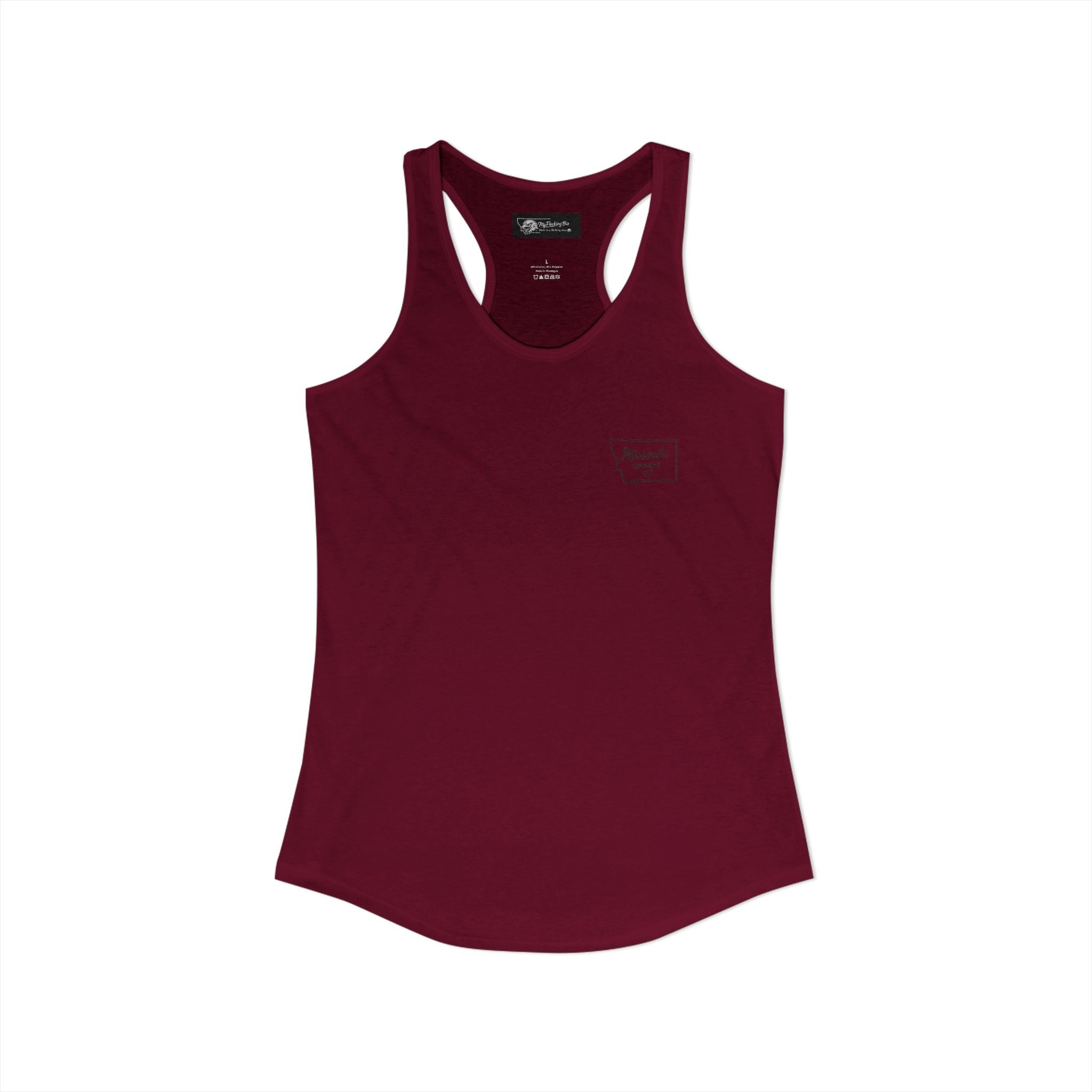 Say it loud and proud without your voice! With this Women's Ideal Racerback Tank