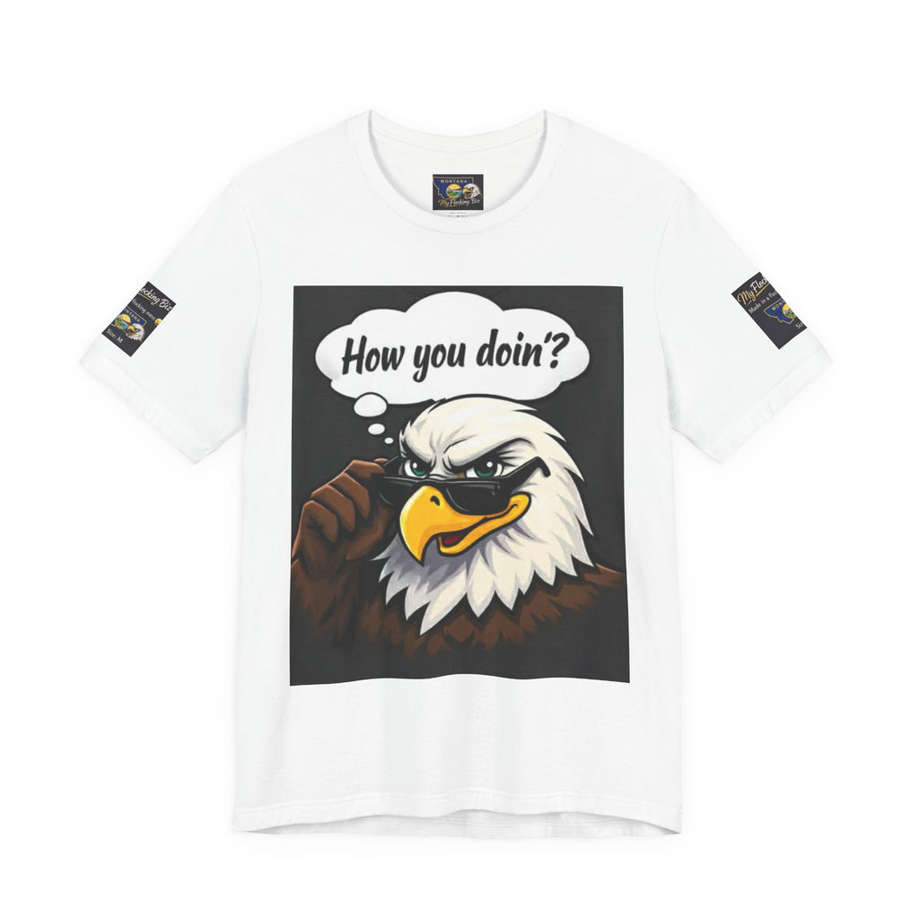 How you doin'? I'm Flocking fine...sure...look closely and you will see the humor