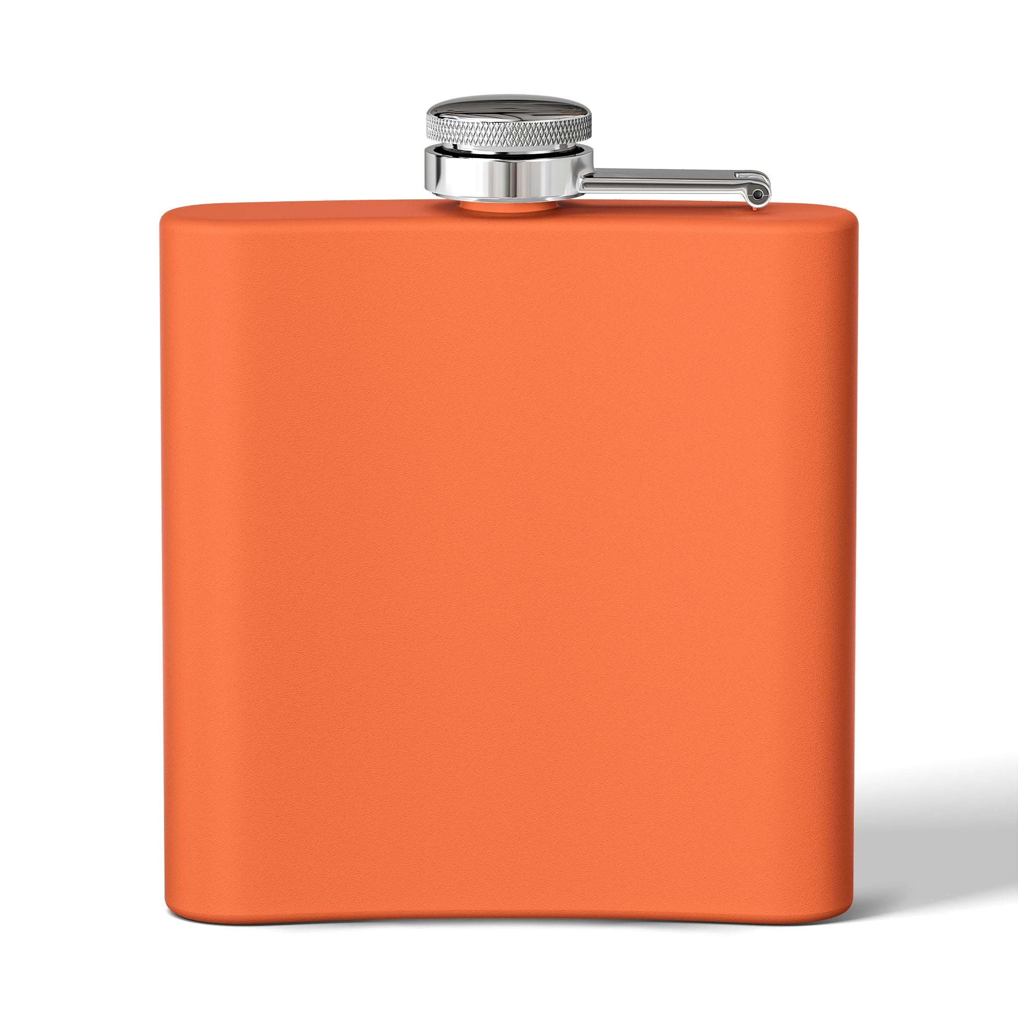 Flask — "Old Rockers Never Flocking Die" 6oz Stainless Steel Hip Flask