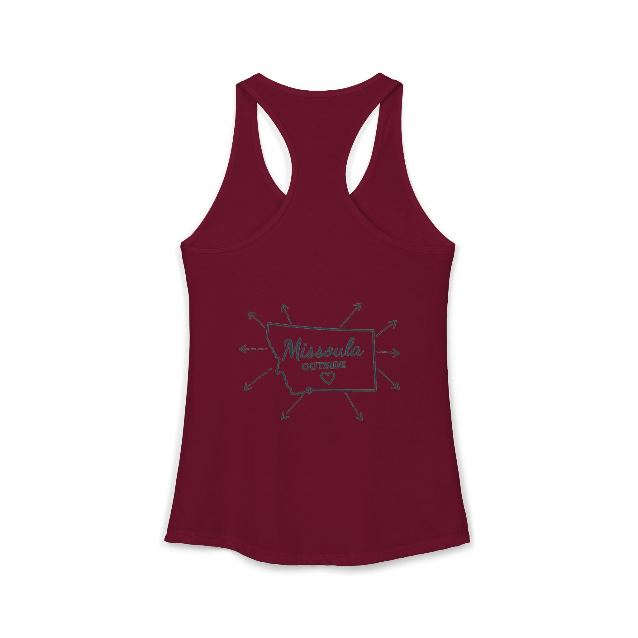 Directions for those seeking Missoula that need to be lost! Women's Ideal Racerback Tank