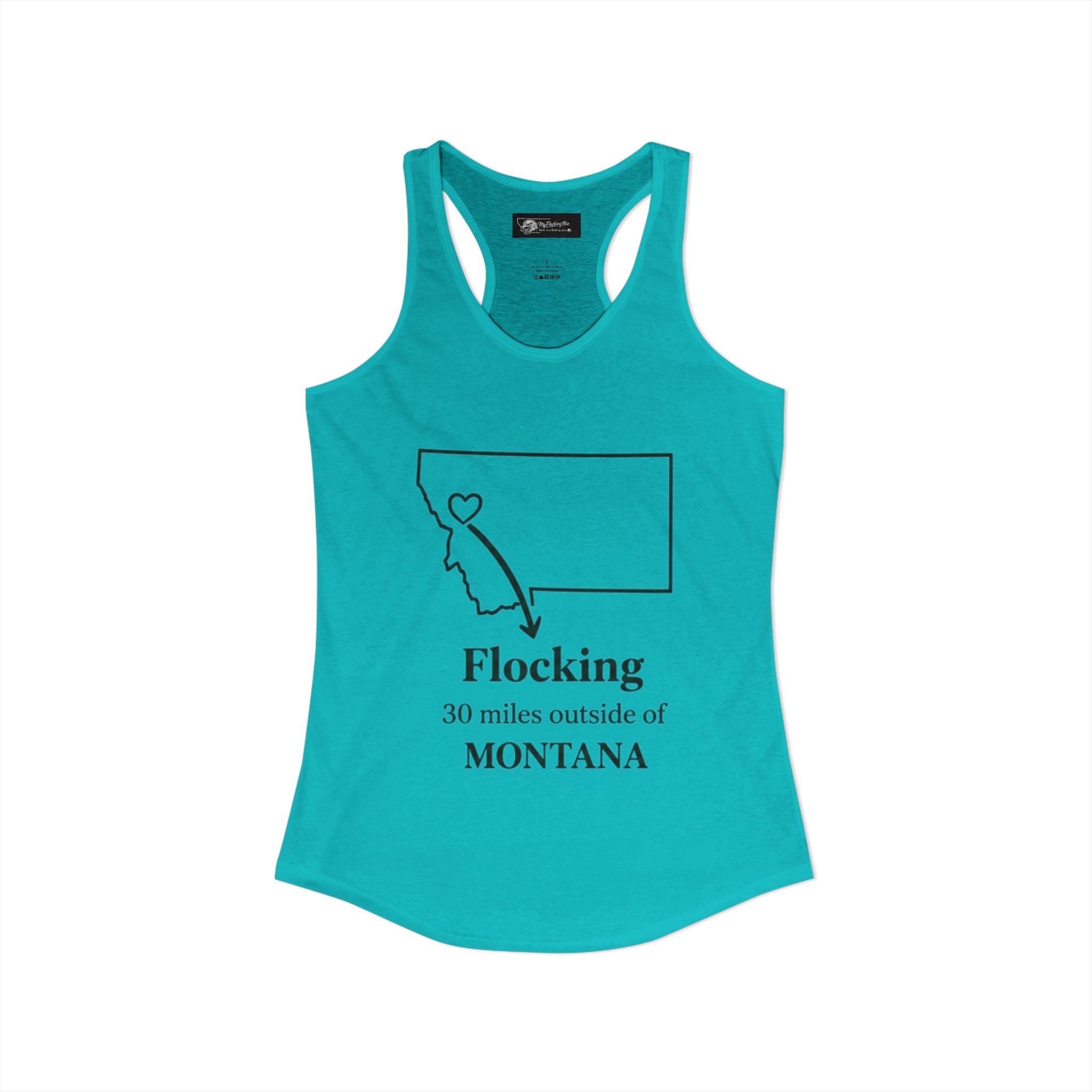 Say it loud and proud without words but the shirts speak for you with this women's ideal racerback tank
