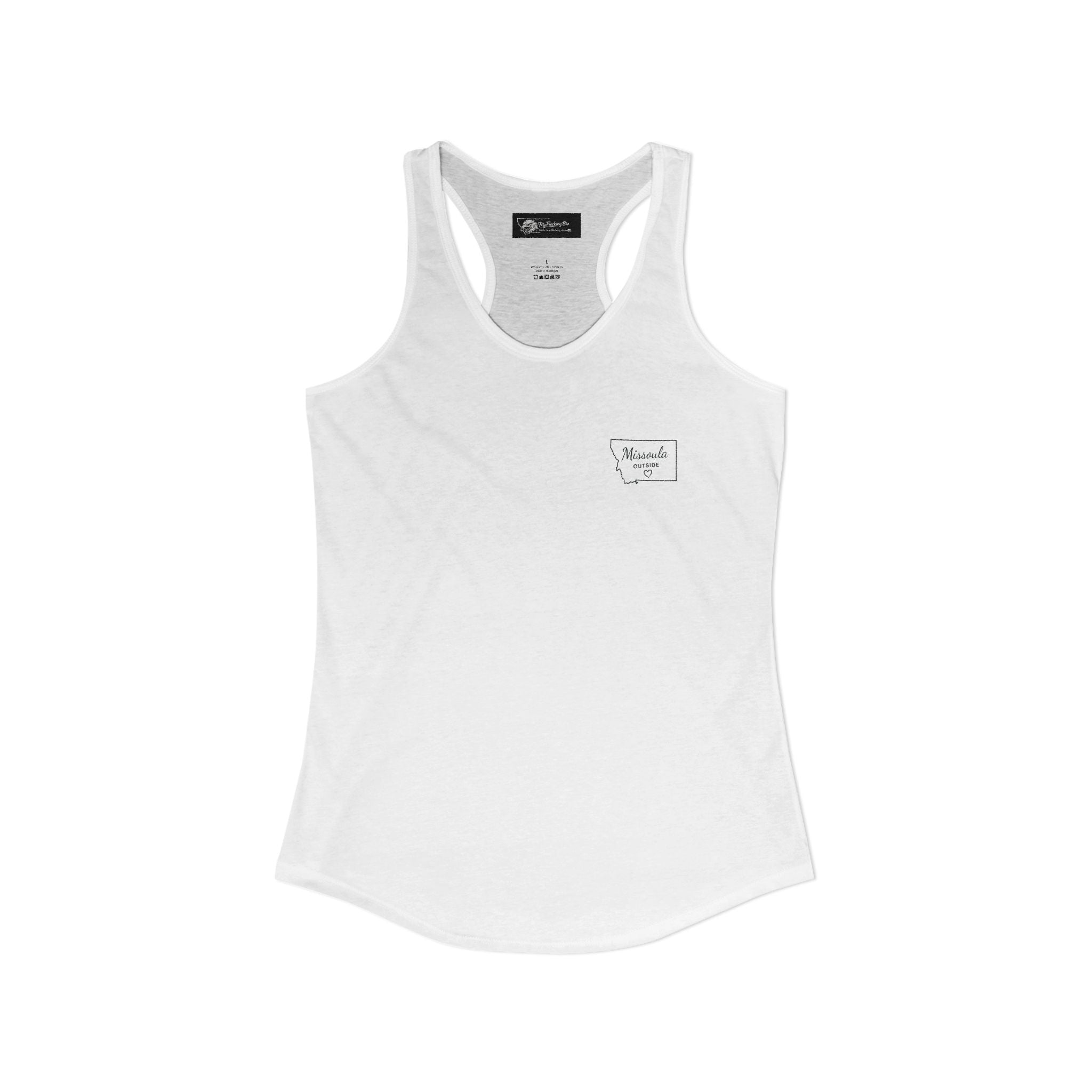 Say it loud and proud without your voice! With this Women's Ideal Racerback Tank