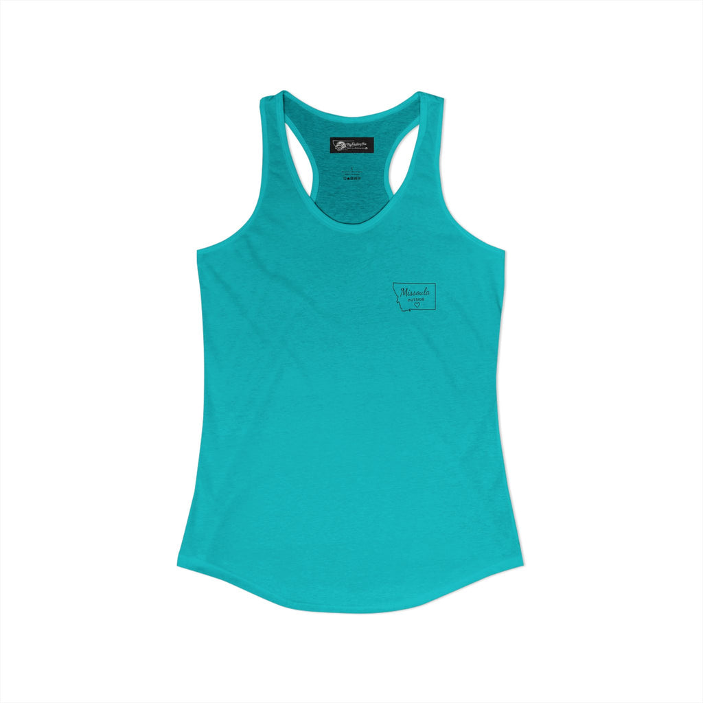 Say it loud and proud without your voice! With this Women's Ideal Racerback Tank