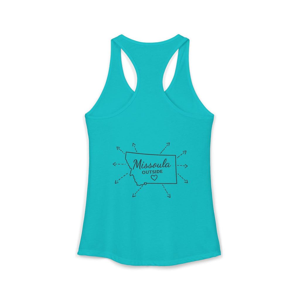 Directions for those seeking Missoula that need to be lost! Women's Ideal Racerback Tank
