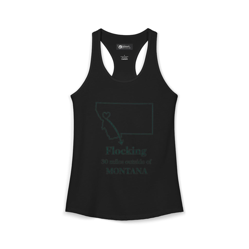Say it loud and proud without words but the shirts speak for you with this women's ideal racerback tank