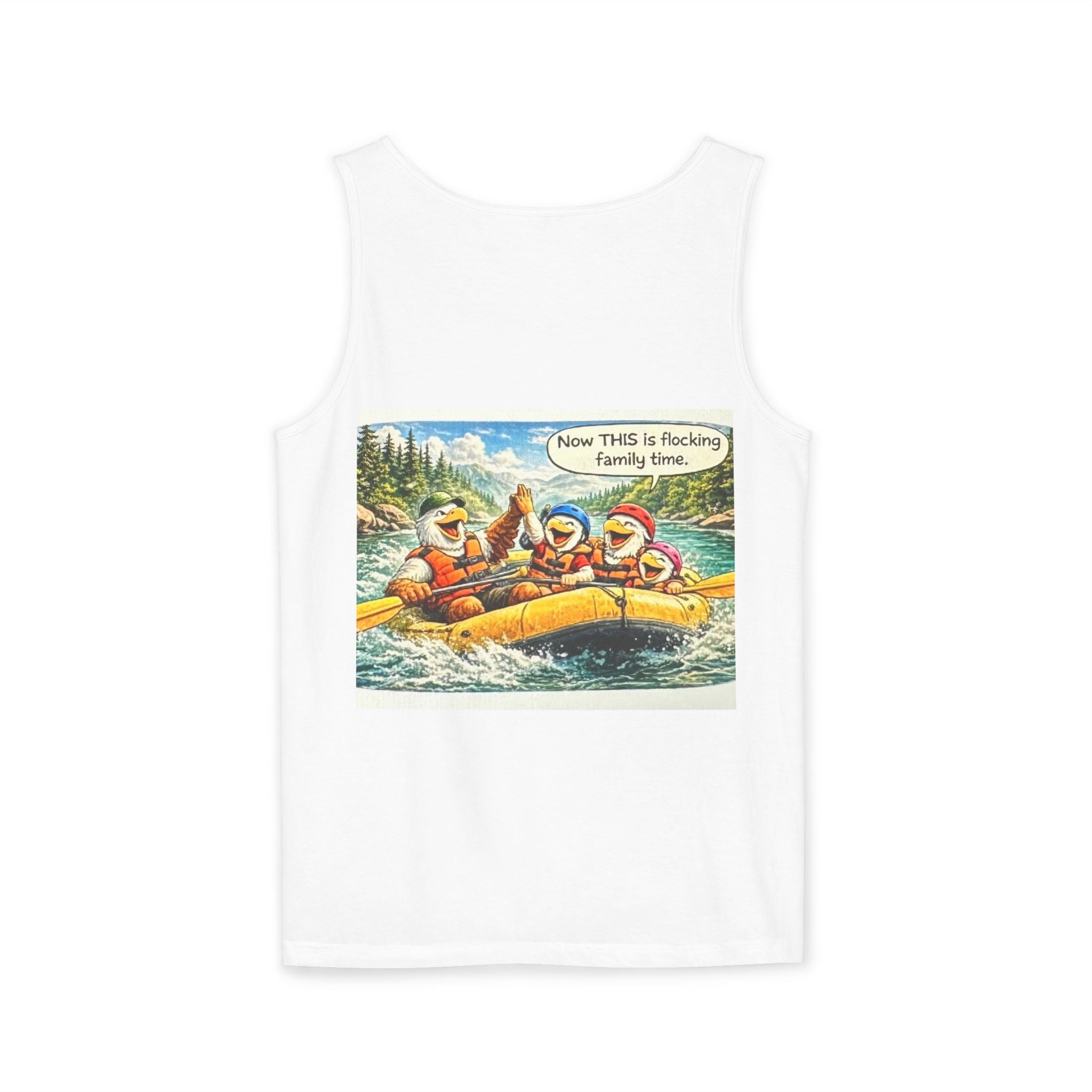 Rafting Family Tank Top — "Now THIS is f*cking family time" Graphic Tank
