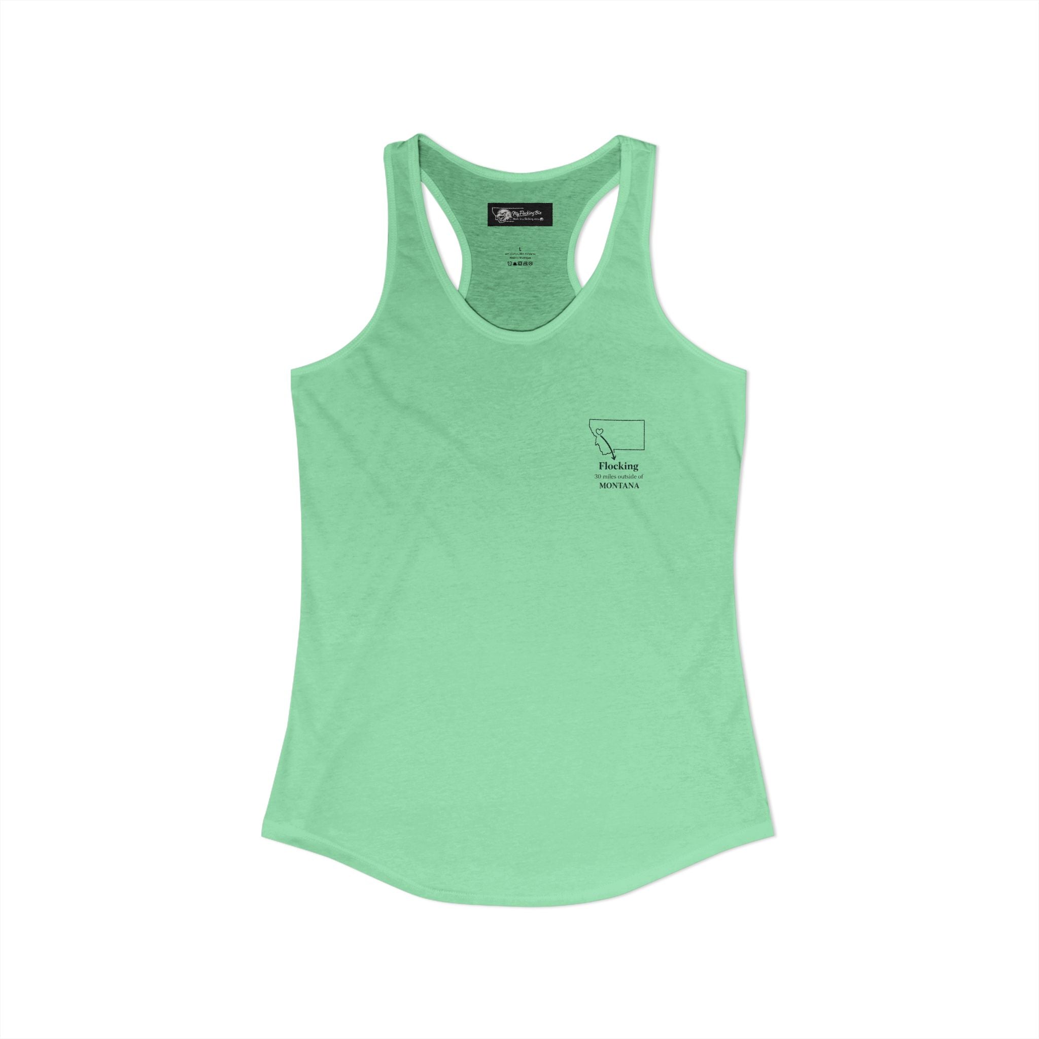Directions for those seeking Missoula that need to be lost! Women's Ideal Racerback Tank