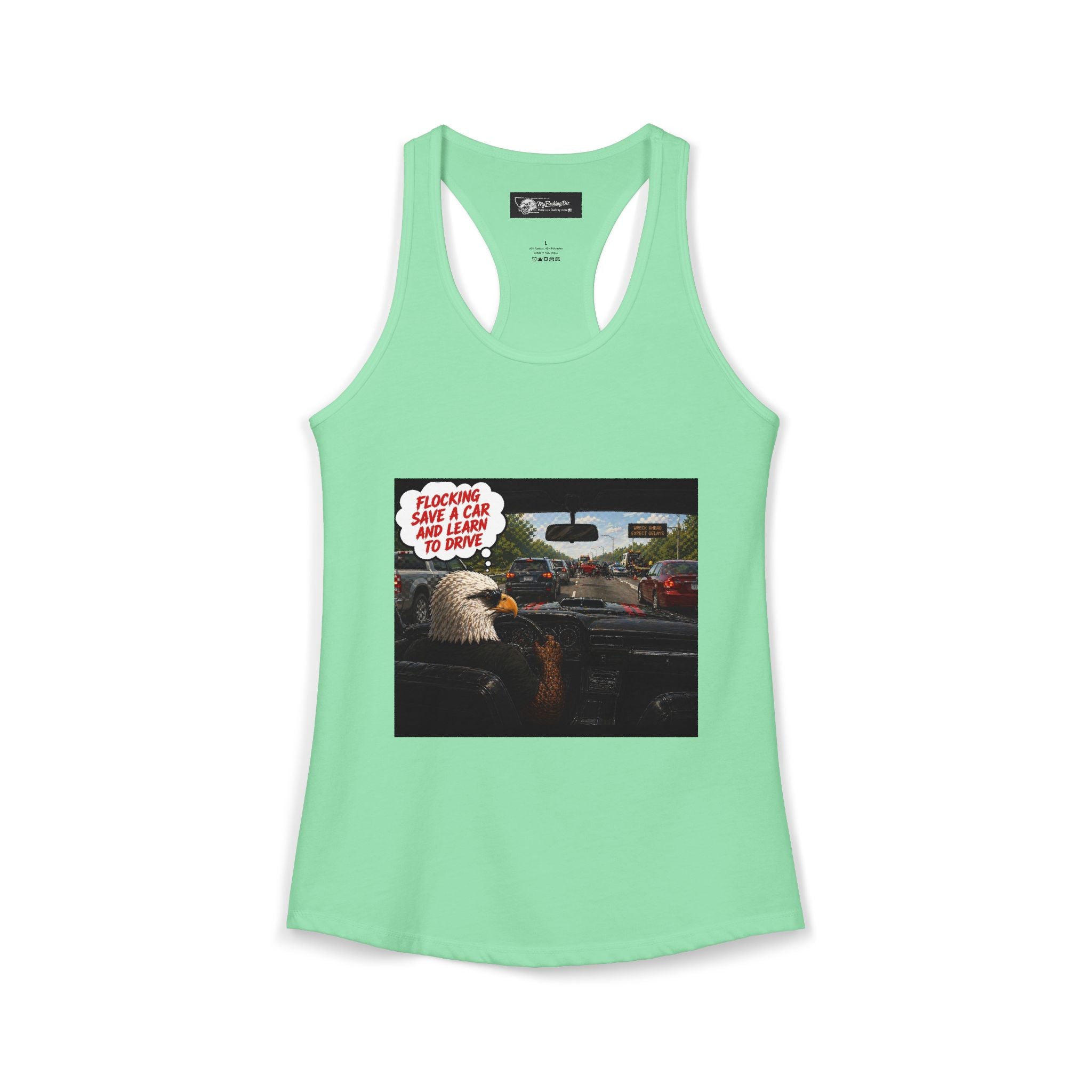 Learn to drive Save a Car Women's Ideal Racer back Tank