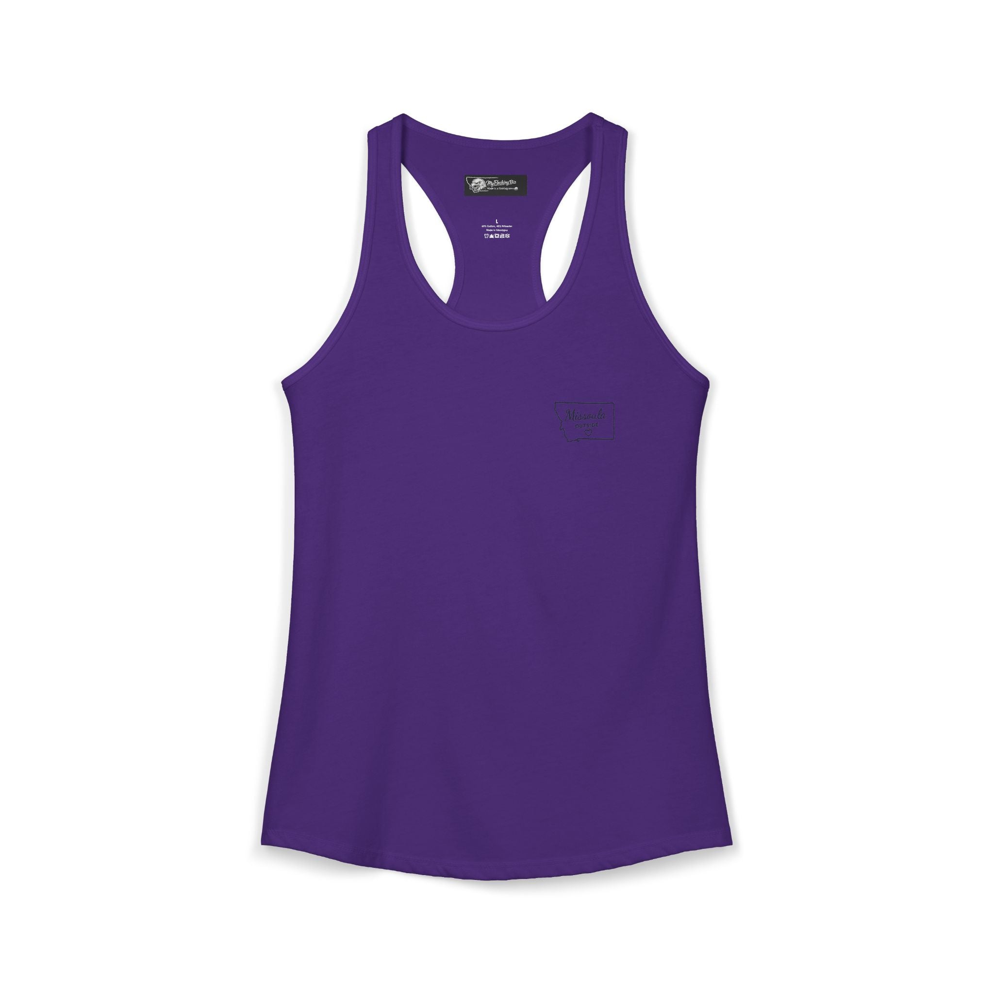 With this women's tank top you can tell tourists where to actually find Missoula ha ha when you wear this Ideal Racerback Tank