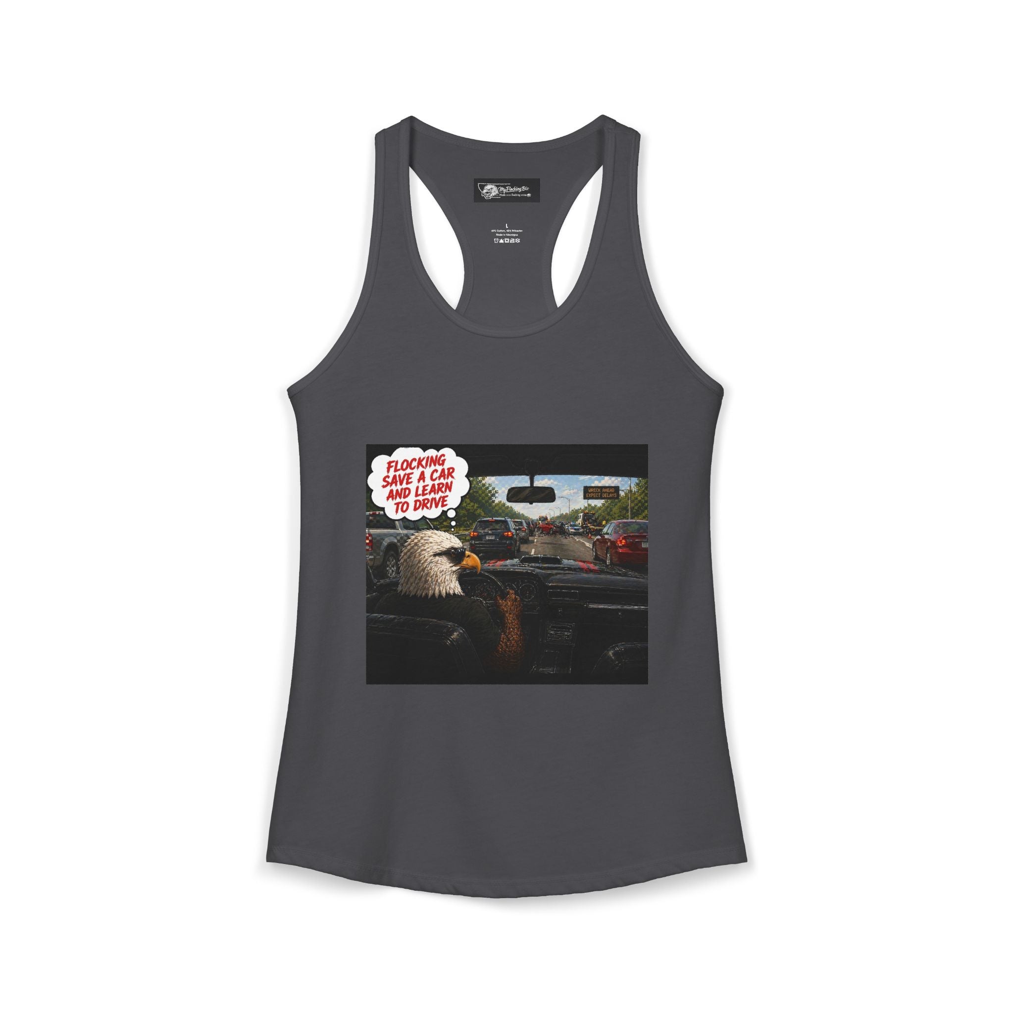 Learn to drive Save a Car Women's Ideal Racer back Tank