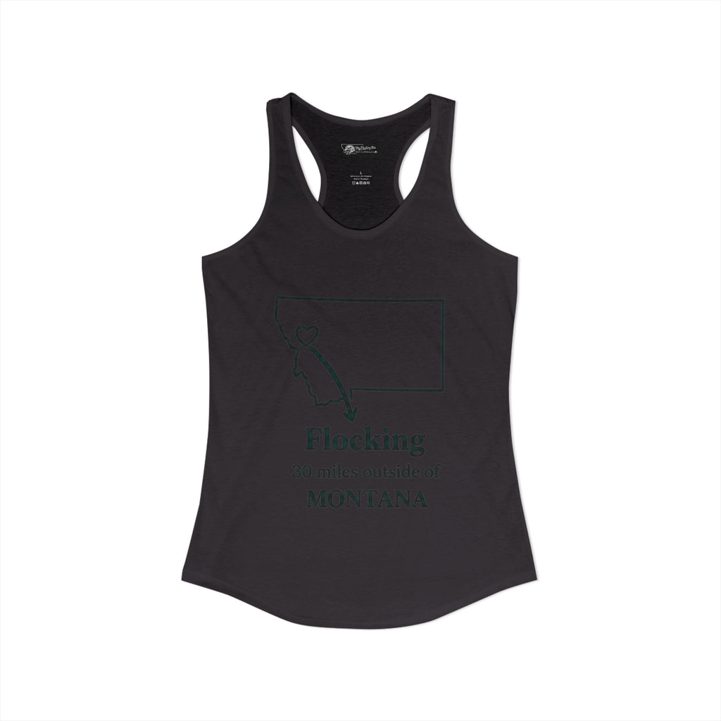 Say it loud and proud without words but the shirts speak for you with this women's ideal racerback tank