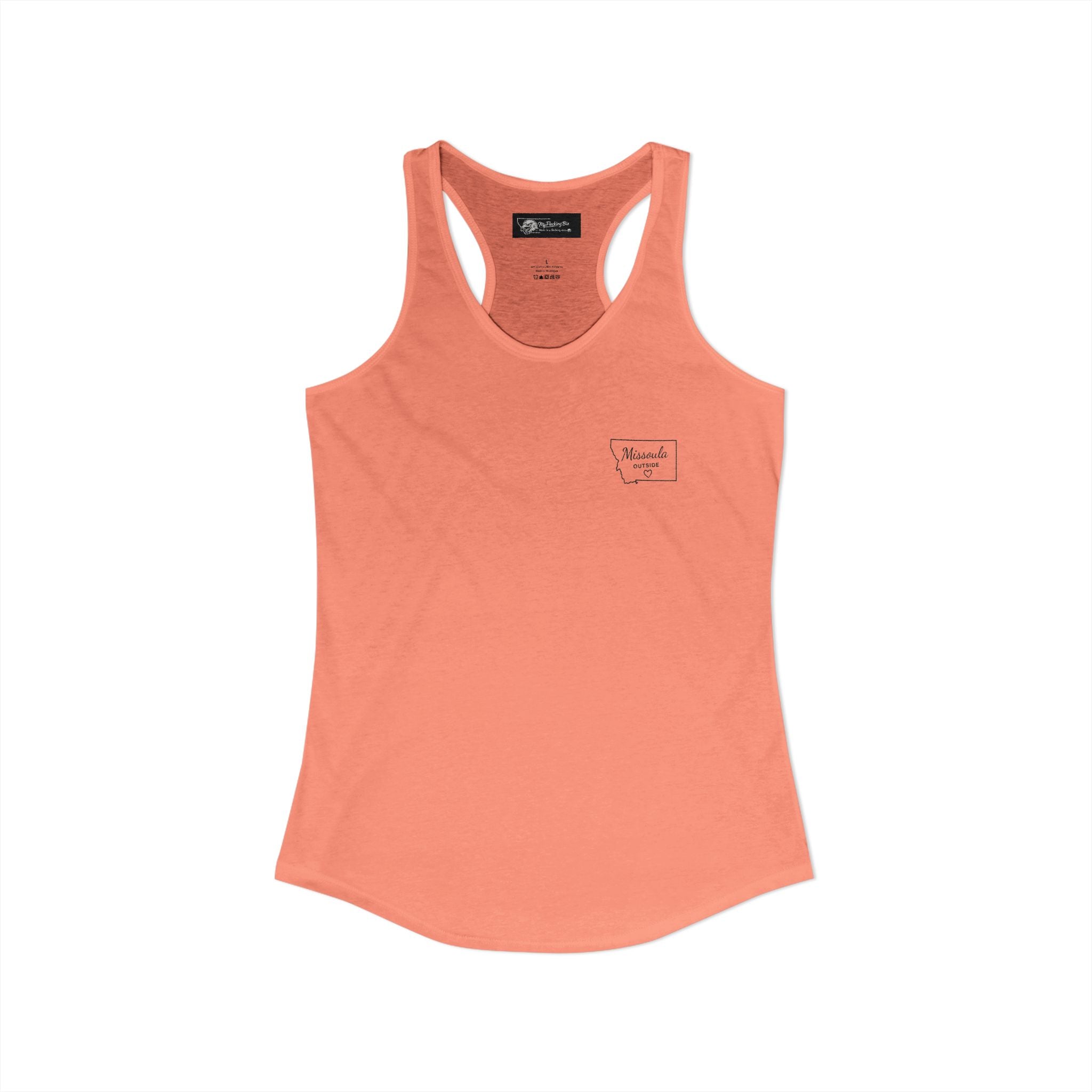 Say it loud and proud without your voice! With this Women's Ideal Racerback Tank