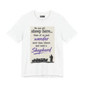 I'm not flocking one of them, Shepherd Faith Tee – "We are all sheep... need a Shepherd" Christian Graphic T-Shirt