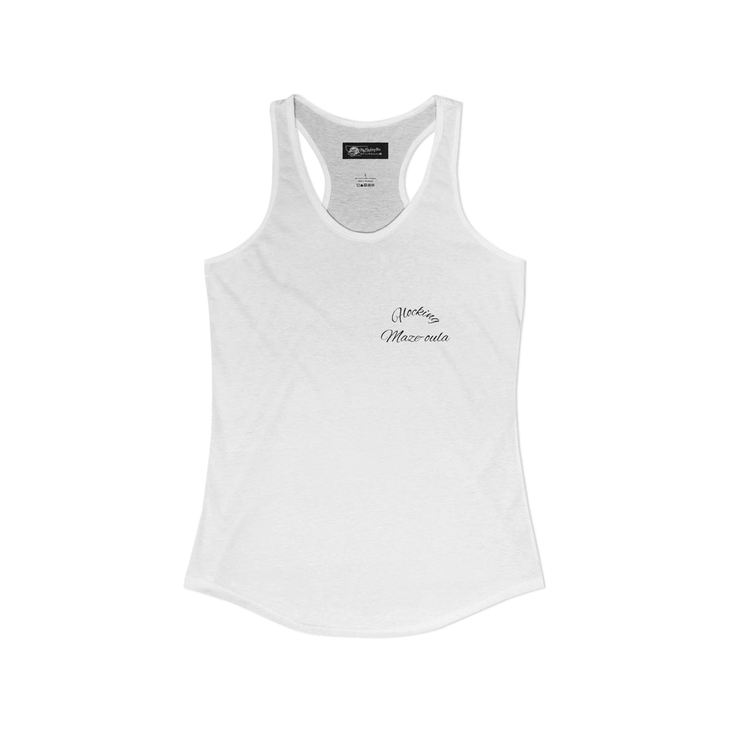 Flocking Maze-oula Women's Ideal Racer back Tank