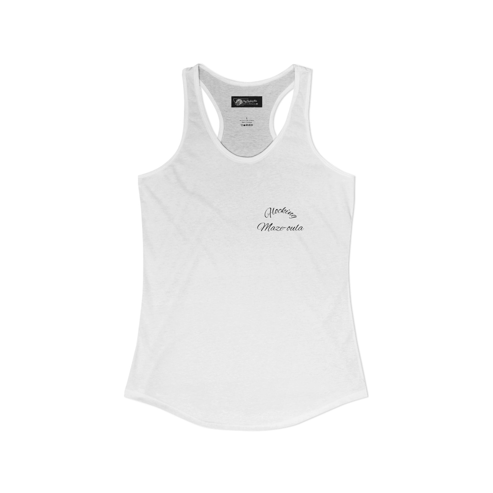 Flocking Maze-oula Women's Ideal Racer back Tank