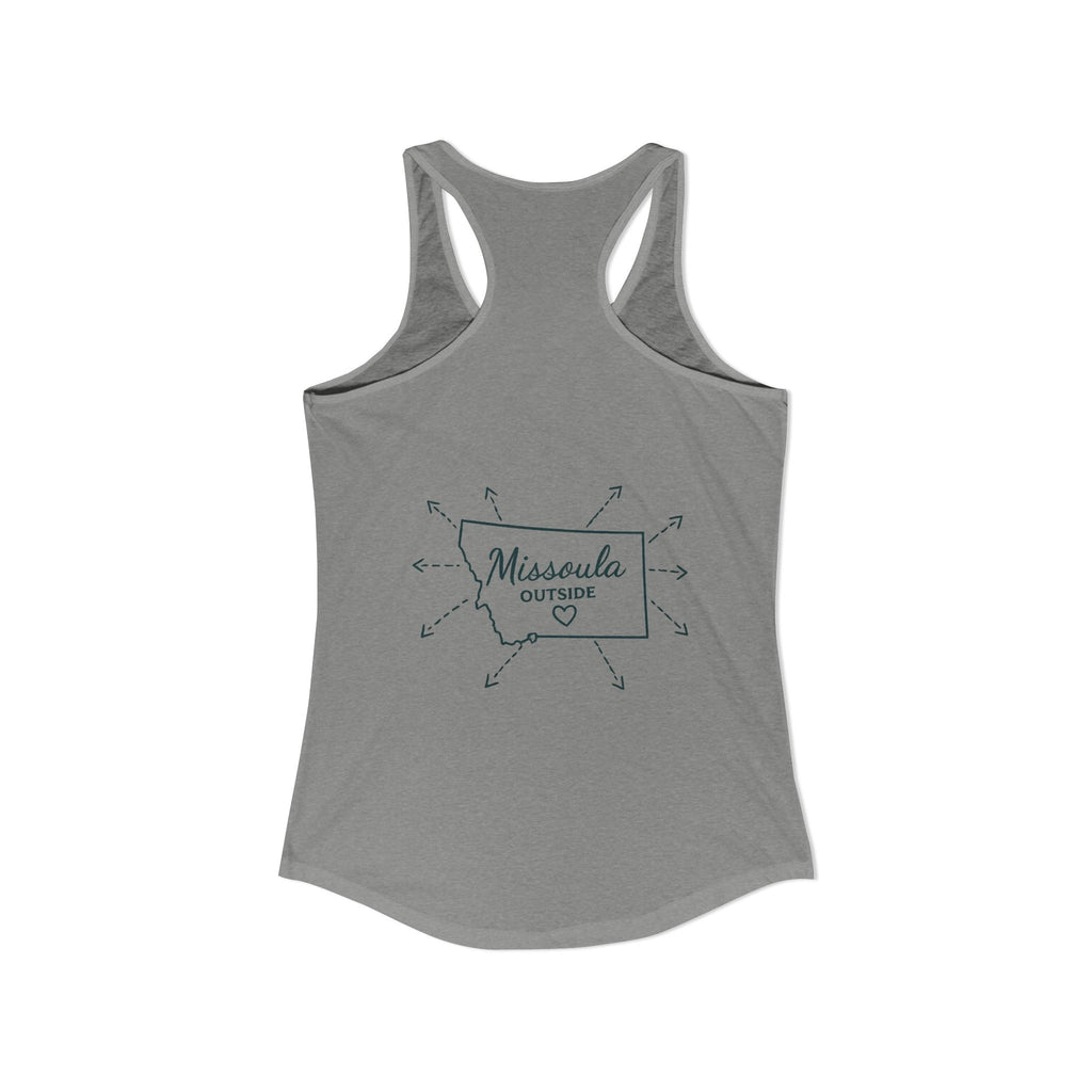 Directions for those seeking Missoula that need to be lost! Women's Ideal Racerback Tank
