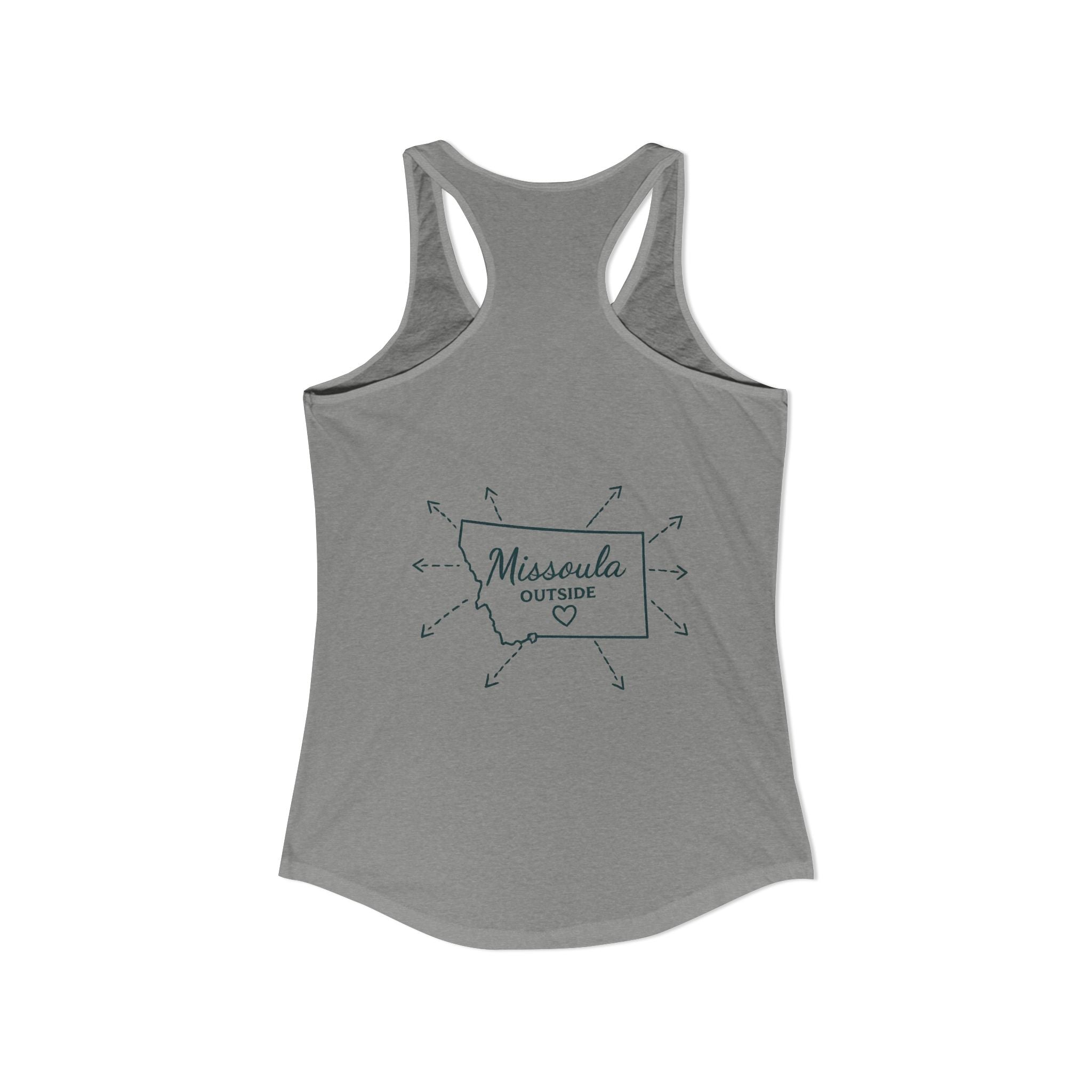 Directions for those seeking Missoula that need to be lost! Women's Ideal Racerback Tank