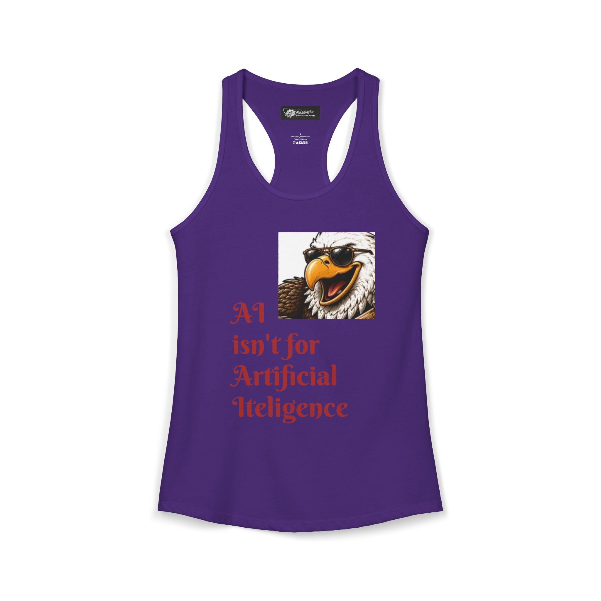 AI now has two E x p l o r a t i v e meanings as explained on this Women's Ideal Racerback Tank
