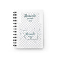 Missoula Outside Spiral Journal — Montana State Outline Notebook with Heart